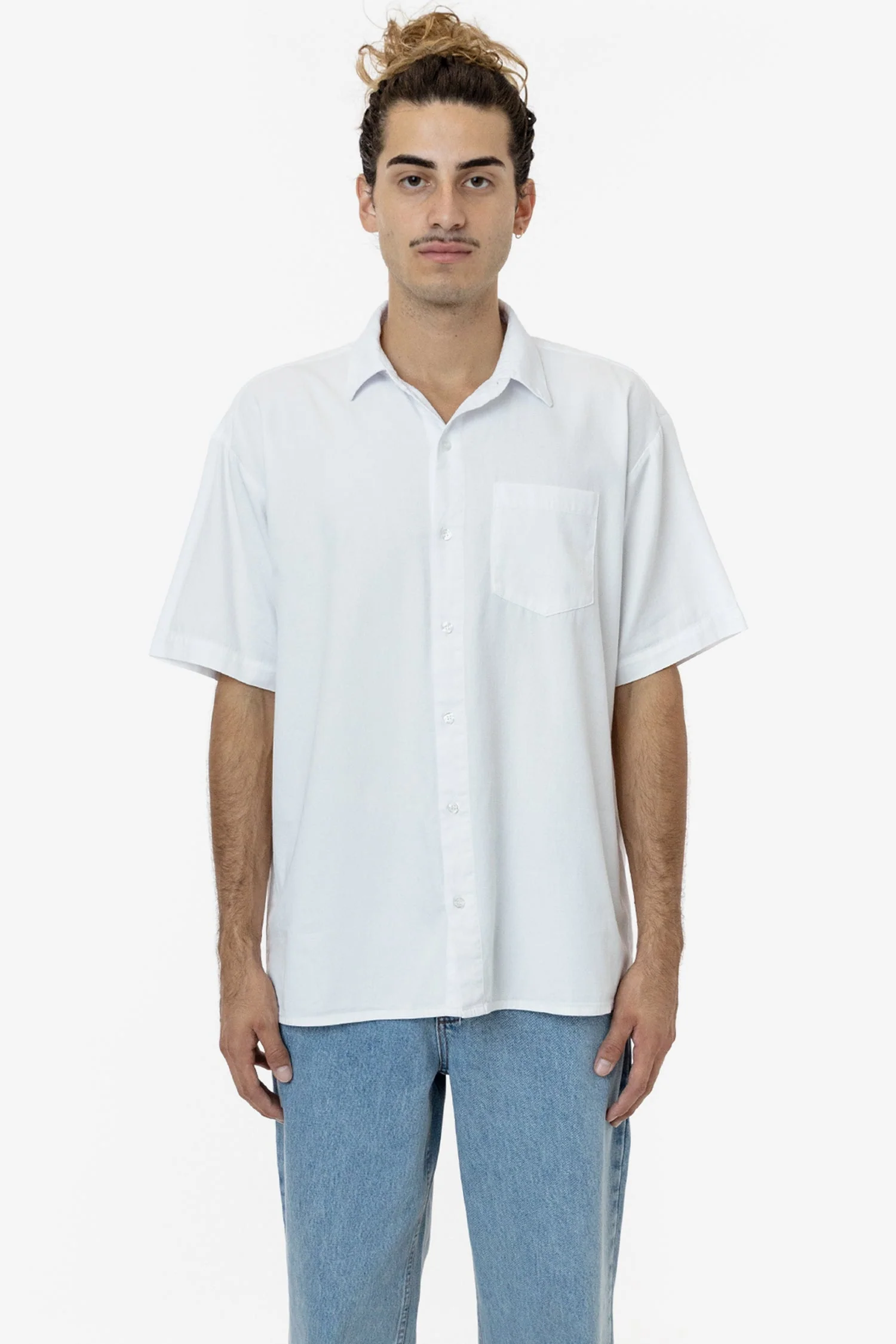 RCT419GD - Cotton Twill Casual Button Up Shirt - Image 4