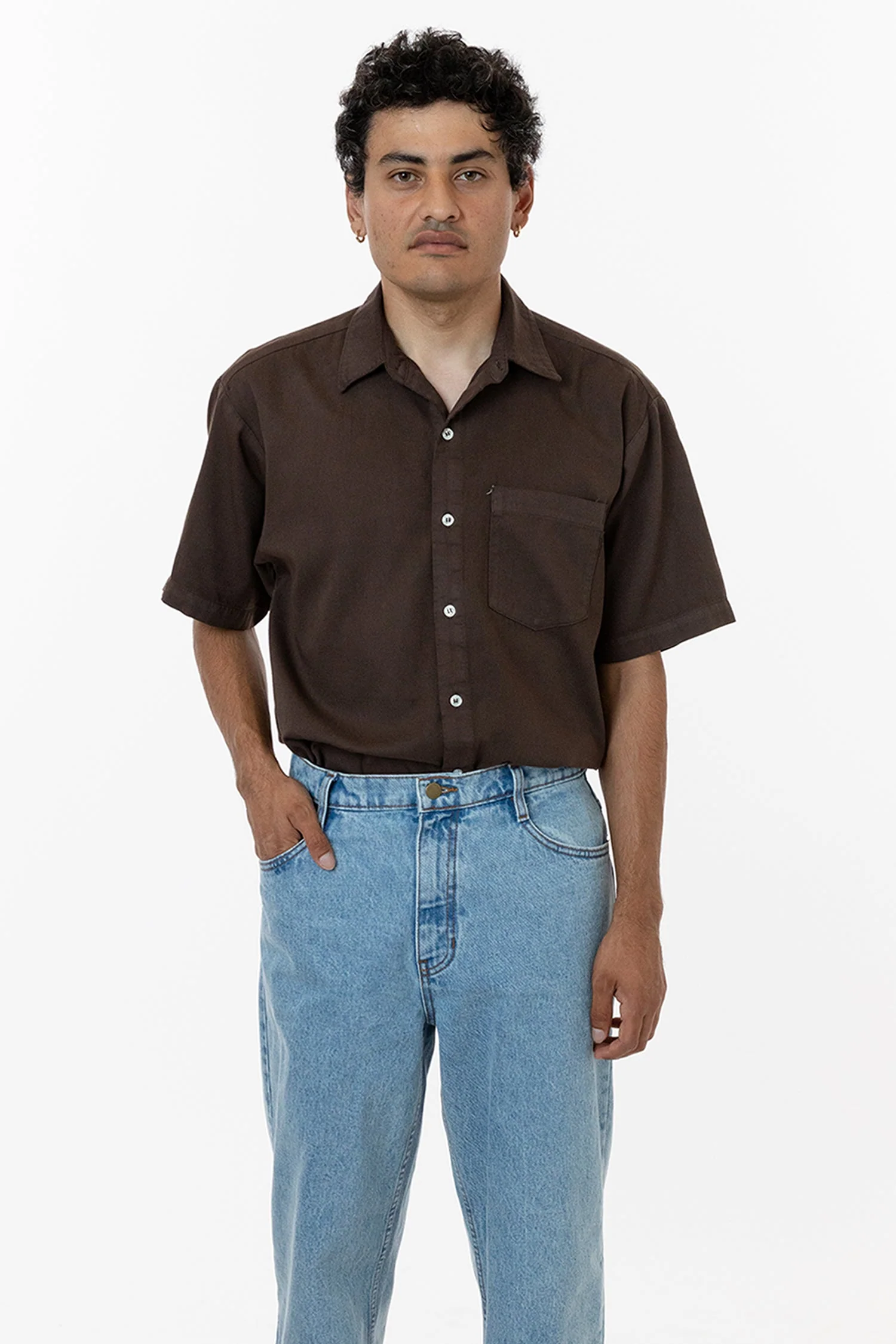 RCT419GD - Cotton Twill Casual Button Up Shirt - Image 5