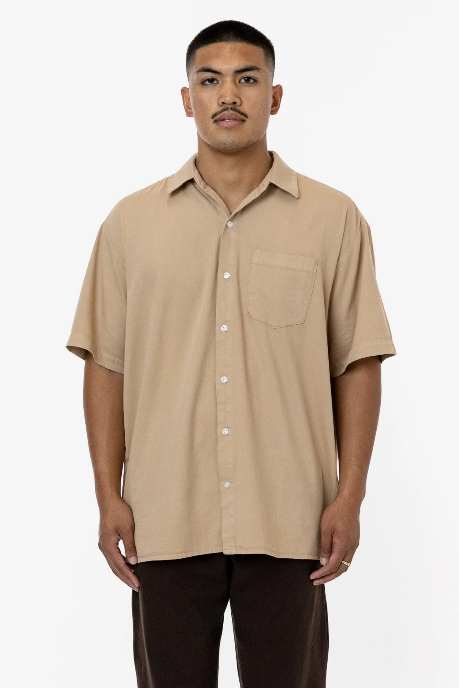RCT419GD - Cotton Twill Casual Button Up Shirt - Image 9