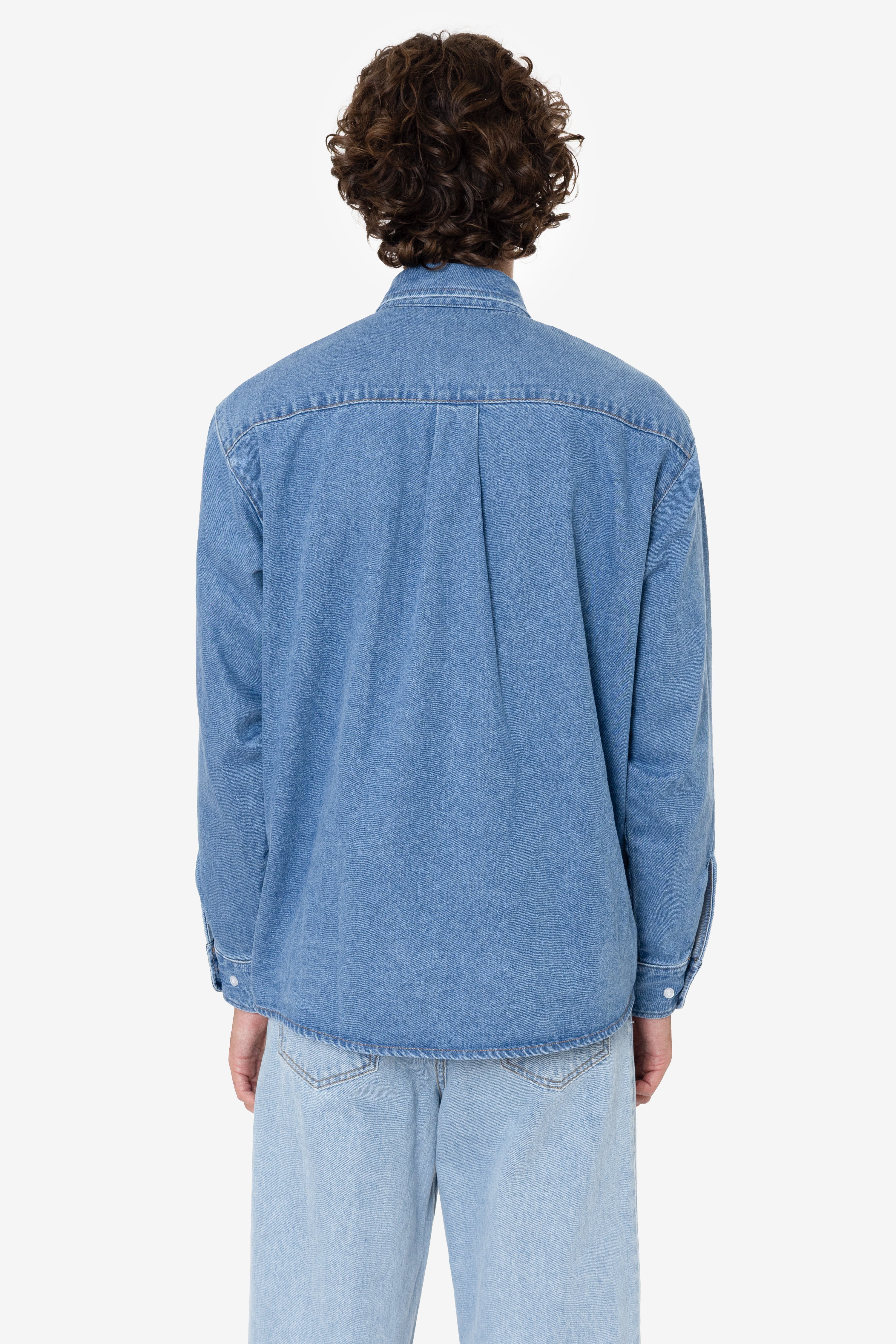 RDNM402 - 10oz Denim Classic Long Sleeve Shirt - Image 3