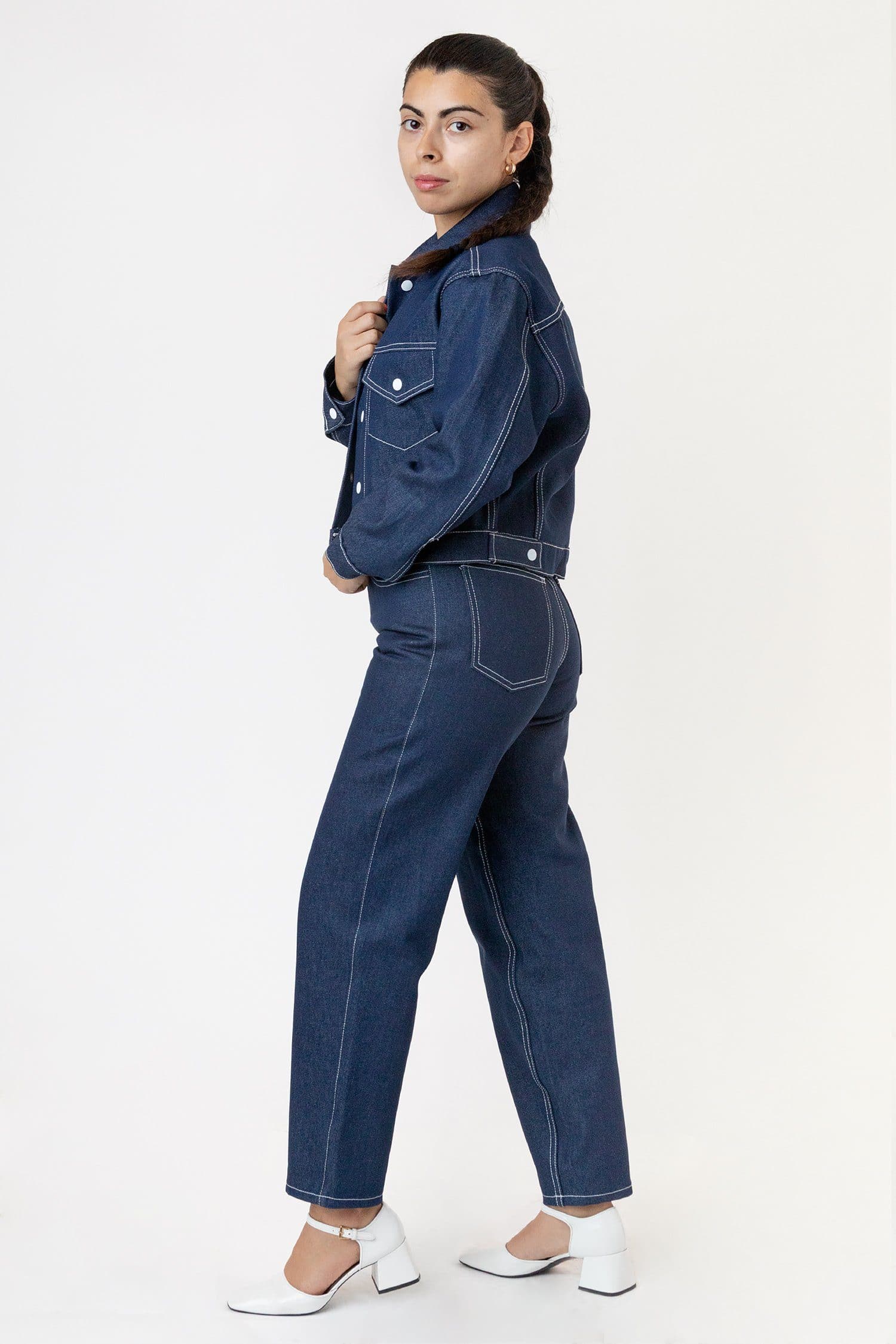 RDNW01 - Raw Indigo Women's Relaxed Fit Jeans - Image 2