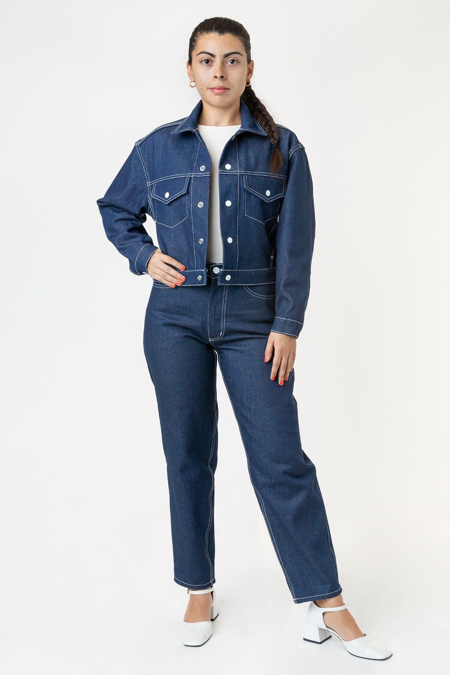 RDNW01 - Raw Indigo Women's Relaxed Fit Jeans - Image 3