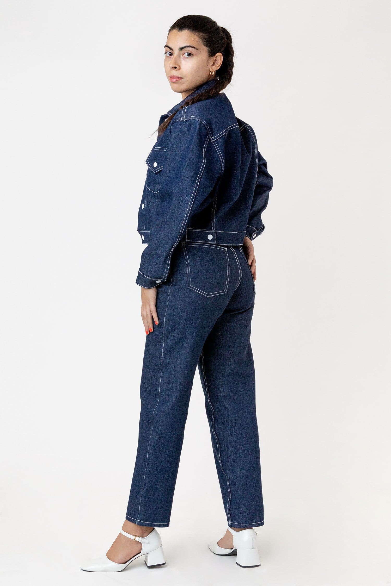 RDNW01 - Raw Indigo Women's Relaxed Fit Jeans - Image 4