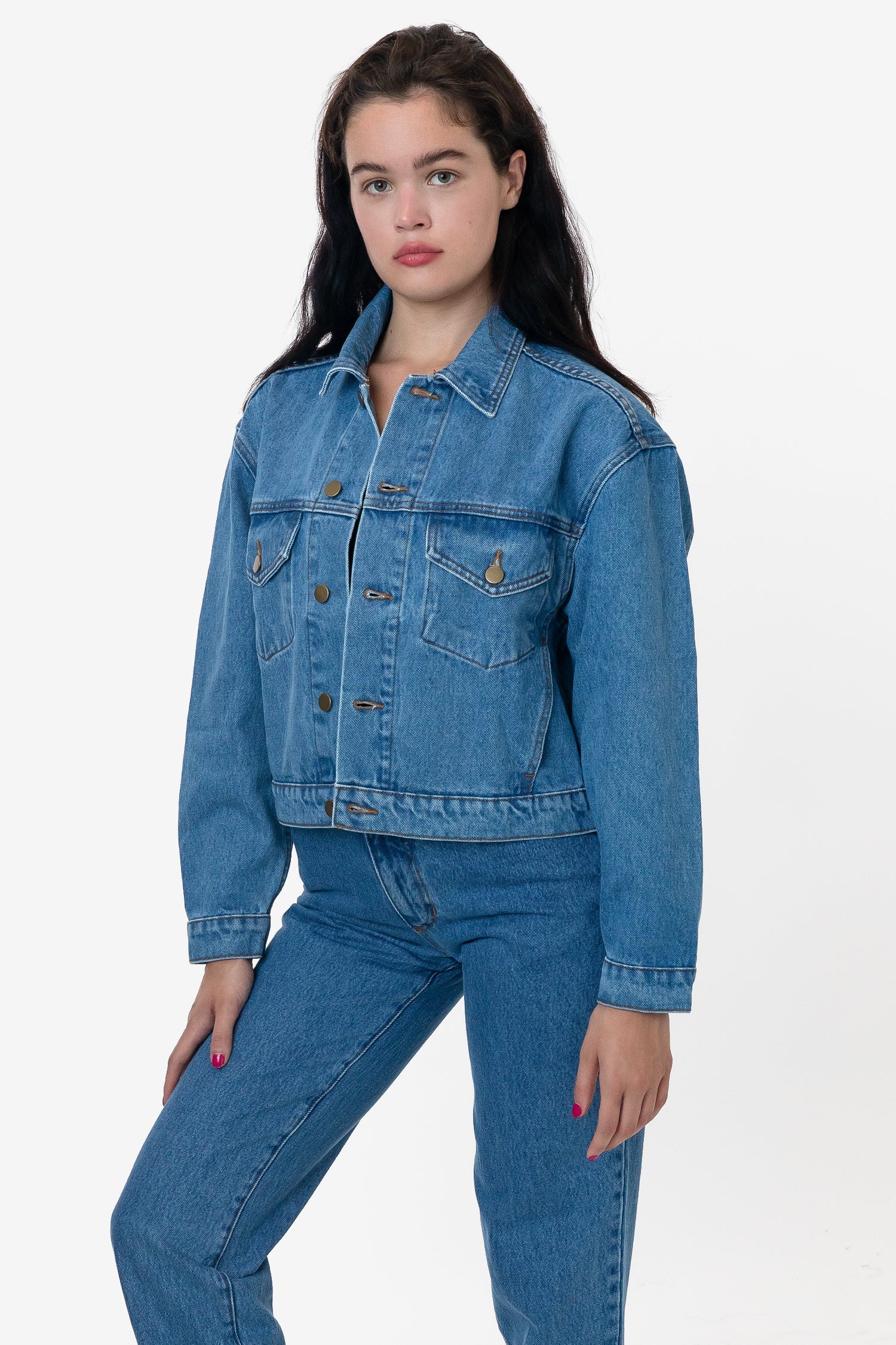 RDNW03 - Denim Cropped Jacket - Image 6