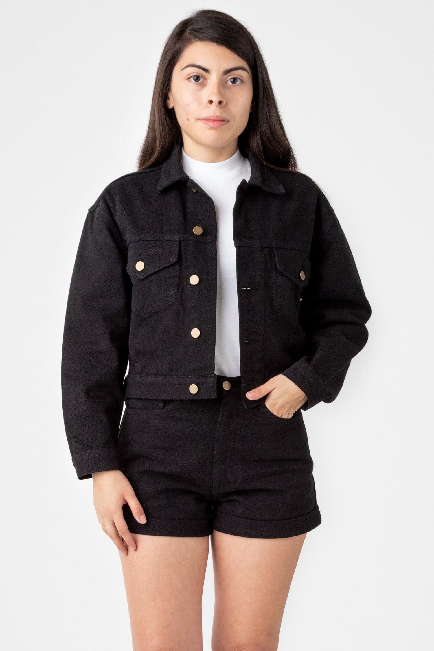 RDNW03 - Denim Cropped Jacket - Image 8