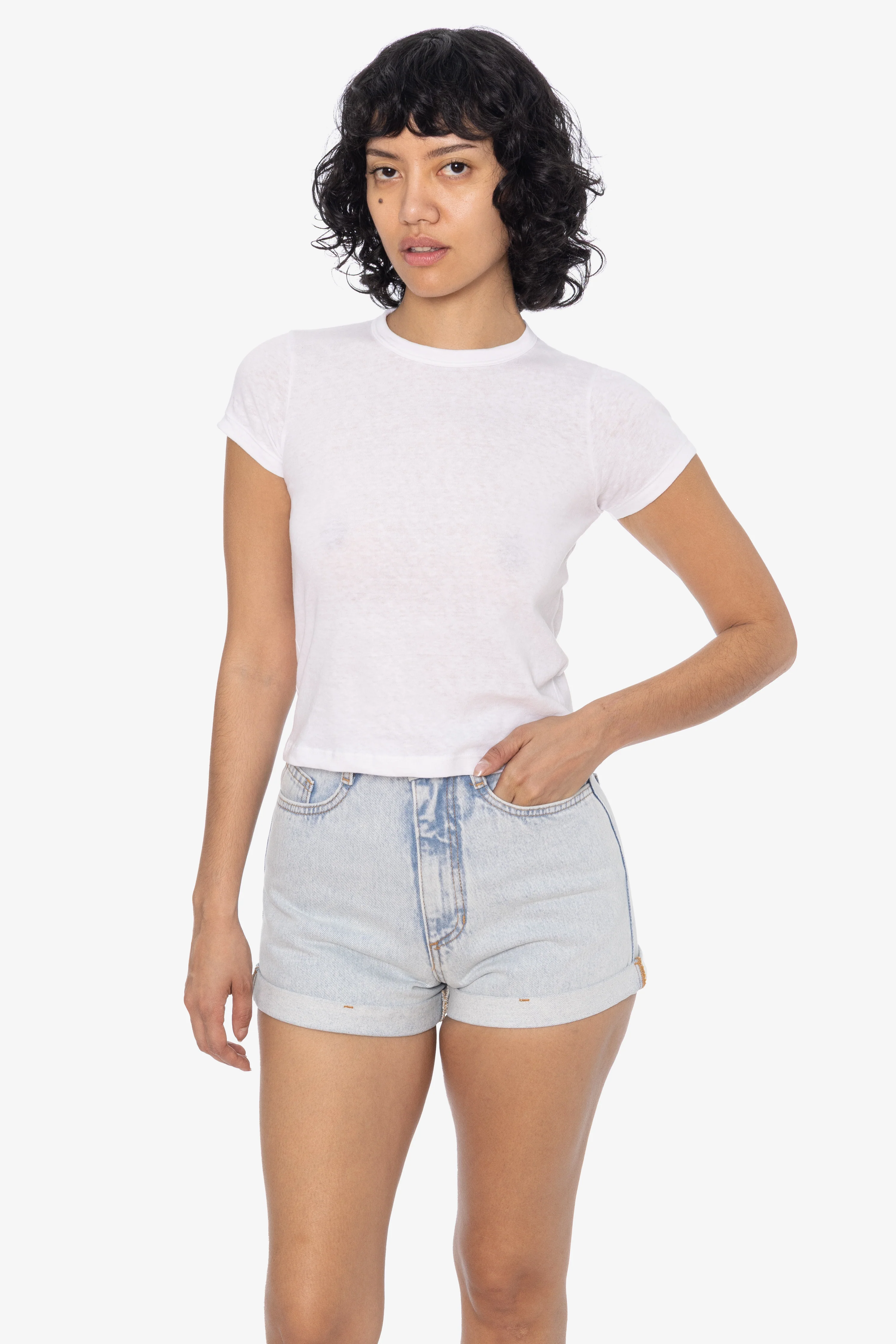 RDNW05 - Denim Loose Cuff Short - Image 6
