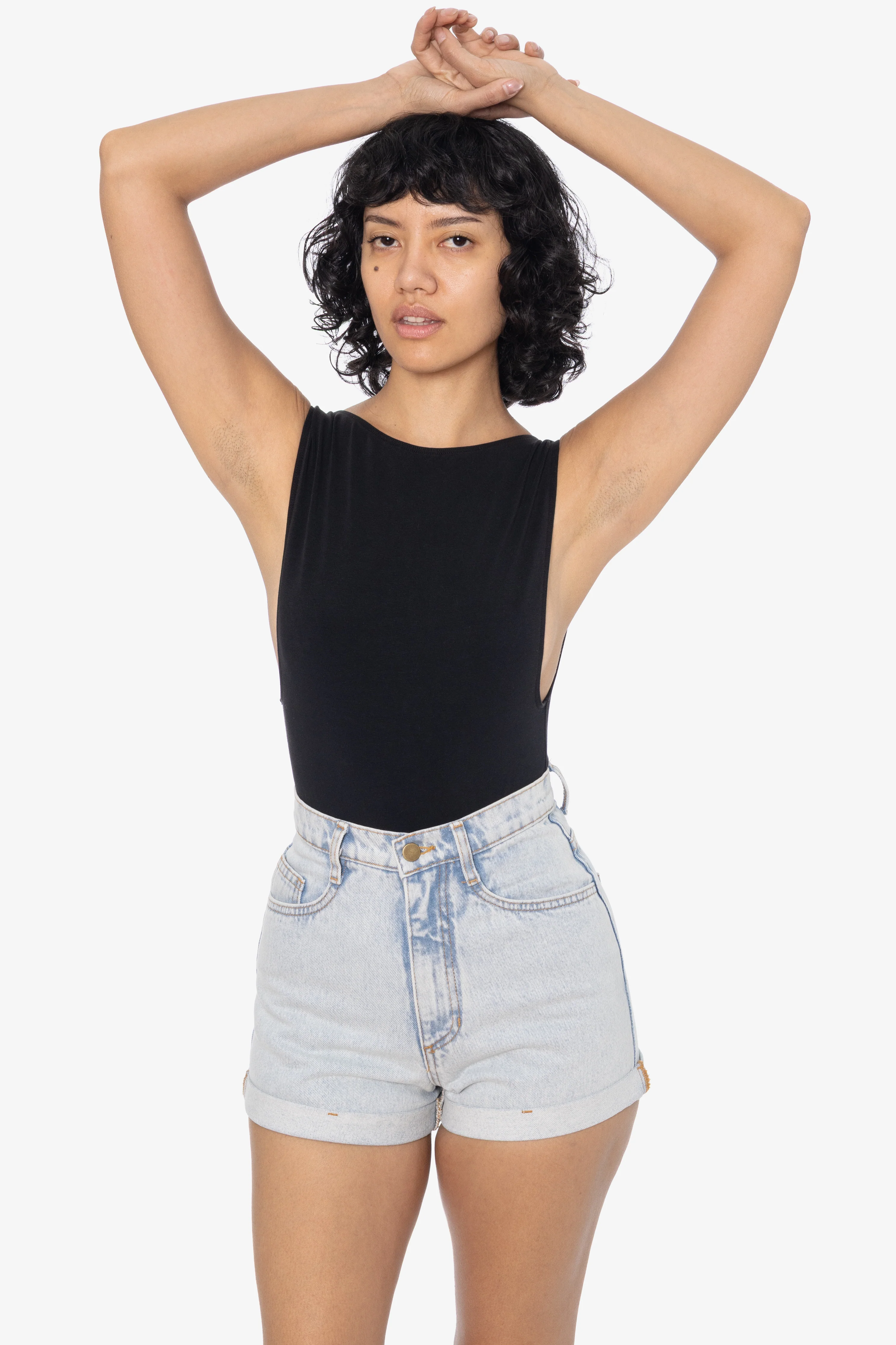 RDNW05 - Denim Loose Cuff Short - Image 7