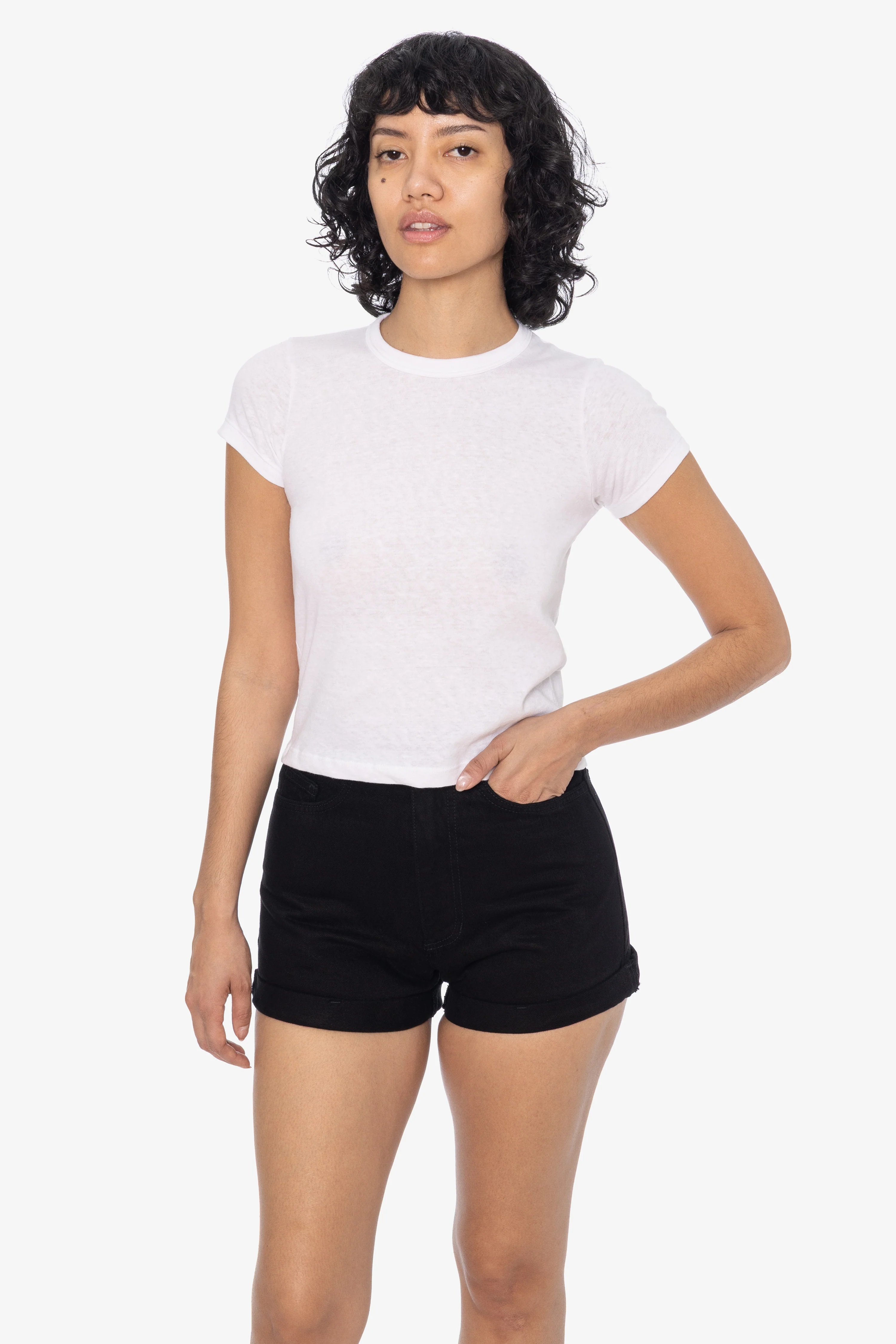 RDNW05 - Denim Loose Cuff Short - Image 8