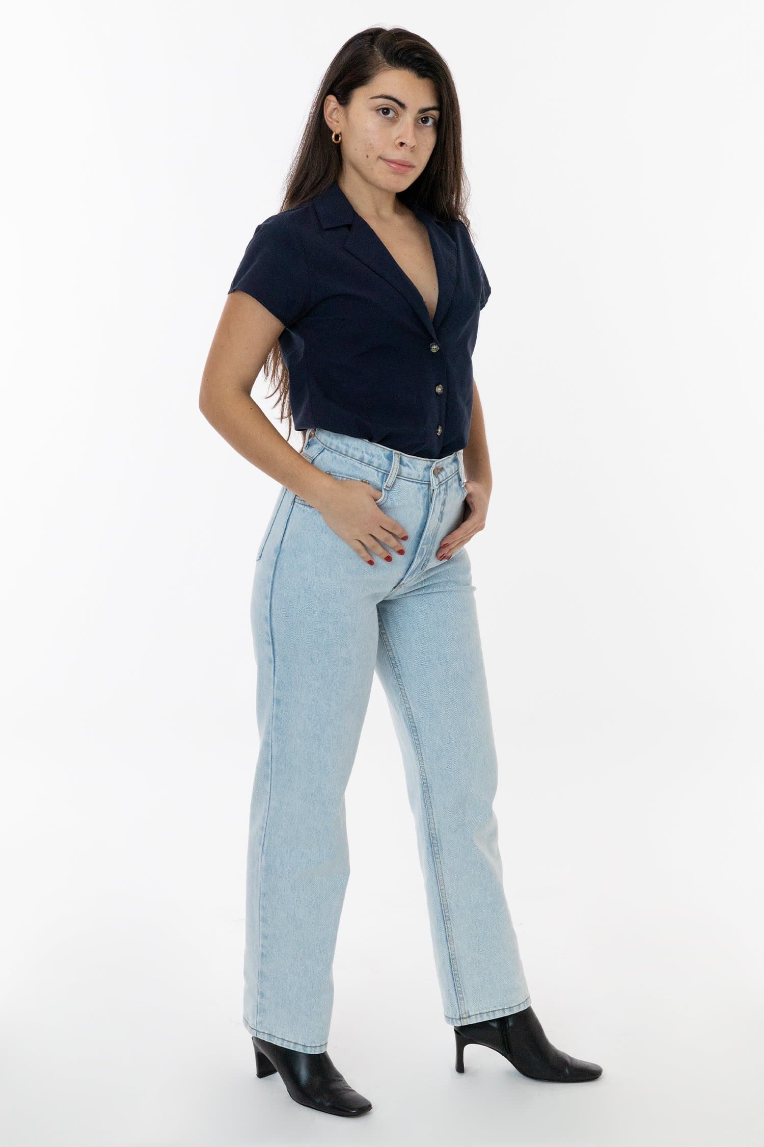 RDNW08 - Straight Leg High Waisted Jean - Image 2
