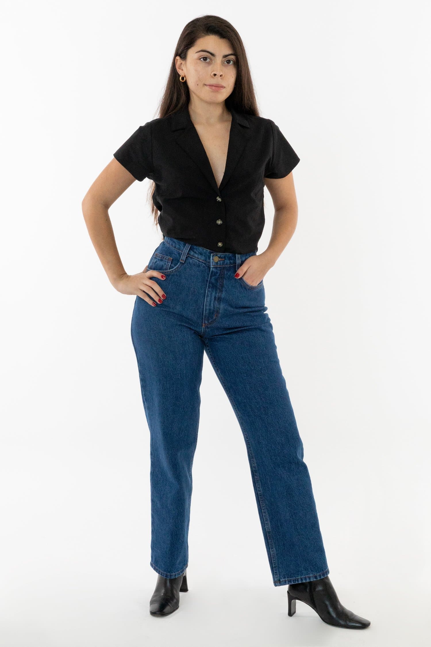 RDNW08 - Straight Leg High Waisted Jean - Image 8