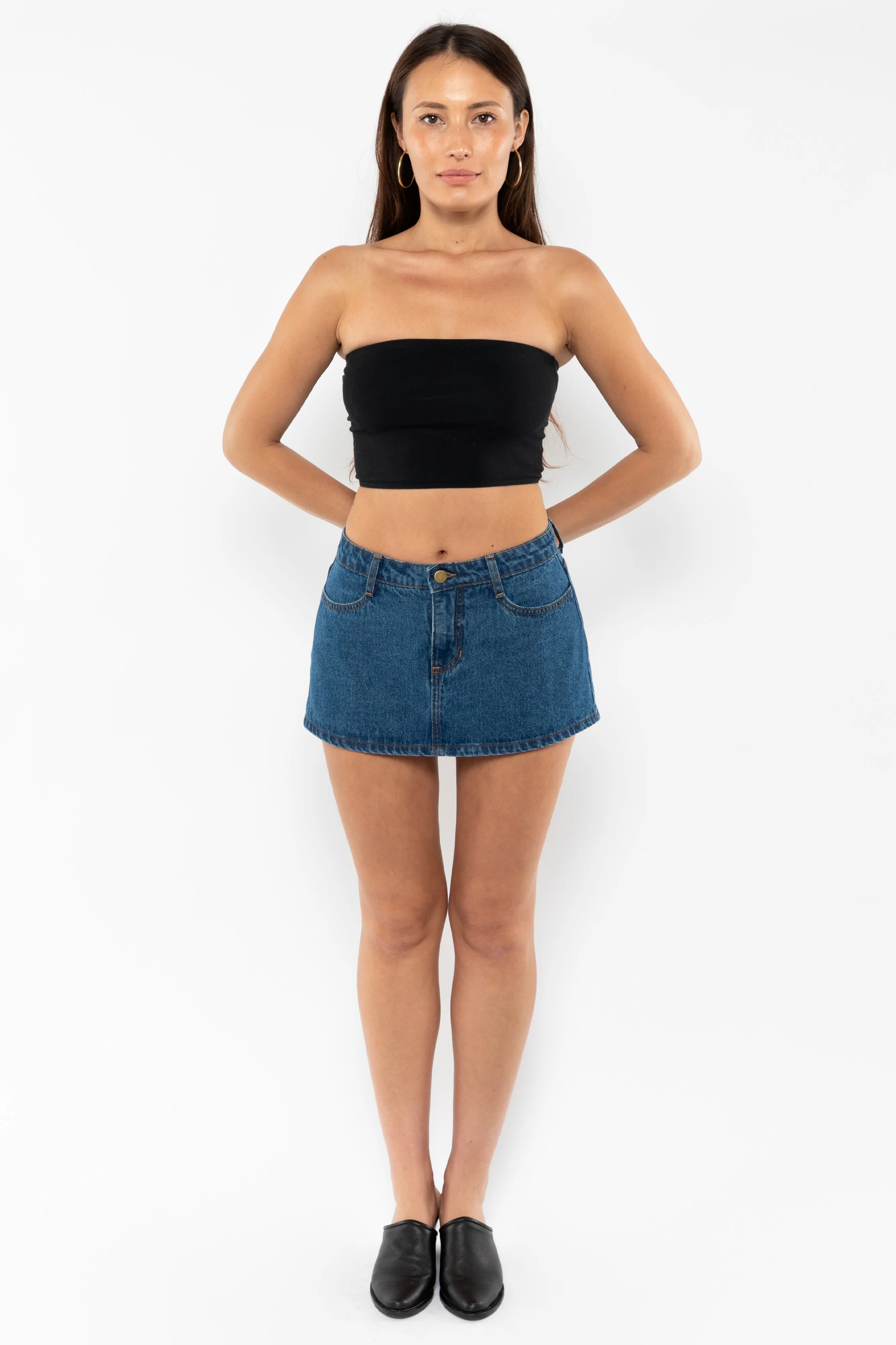 RDNW30 - Denim Micro Mini Skirt - Image 11