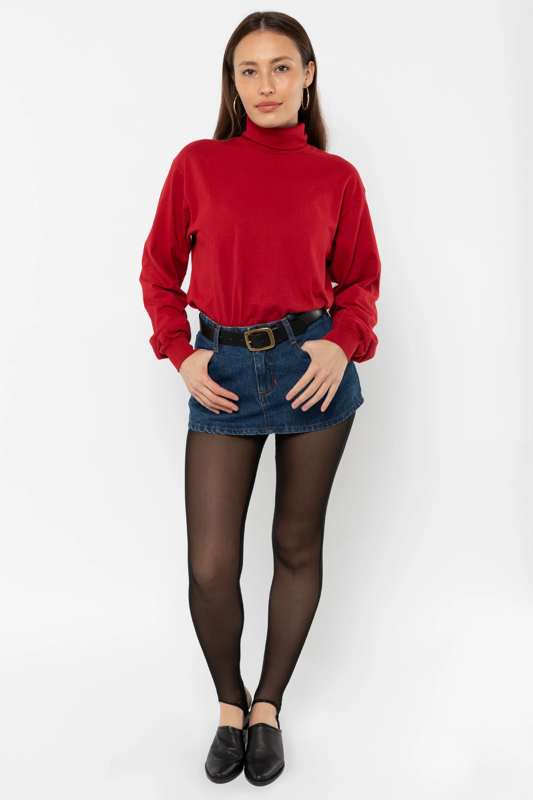 RDNW30 - Denim Micro Mini Skirt - Image 14