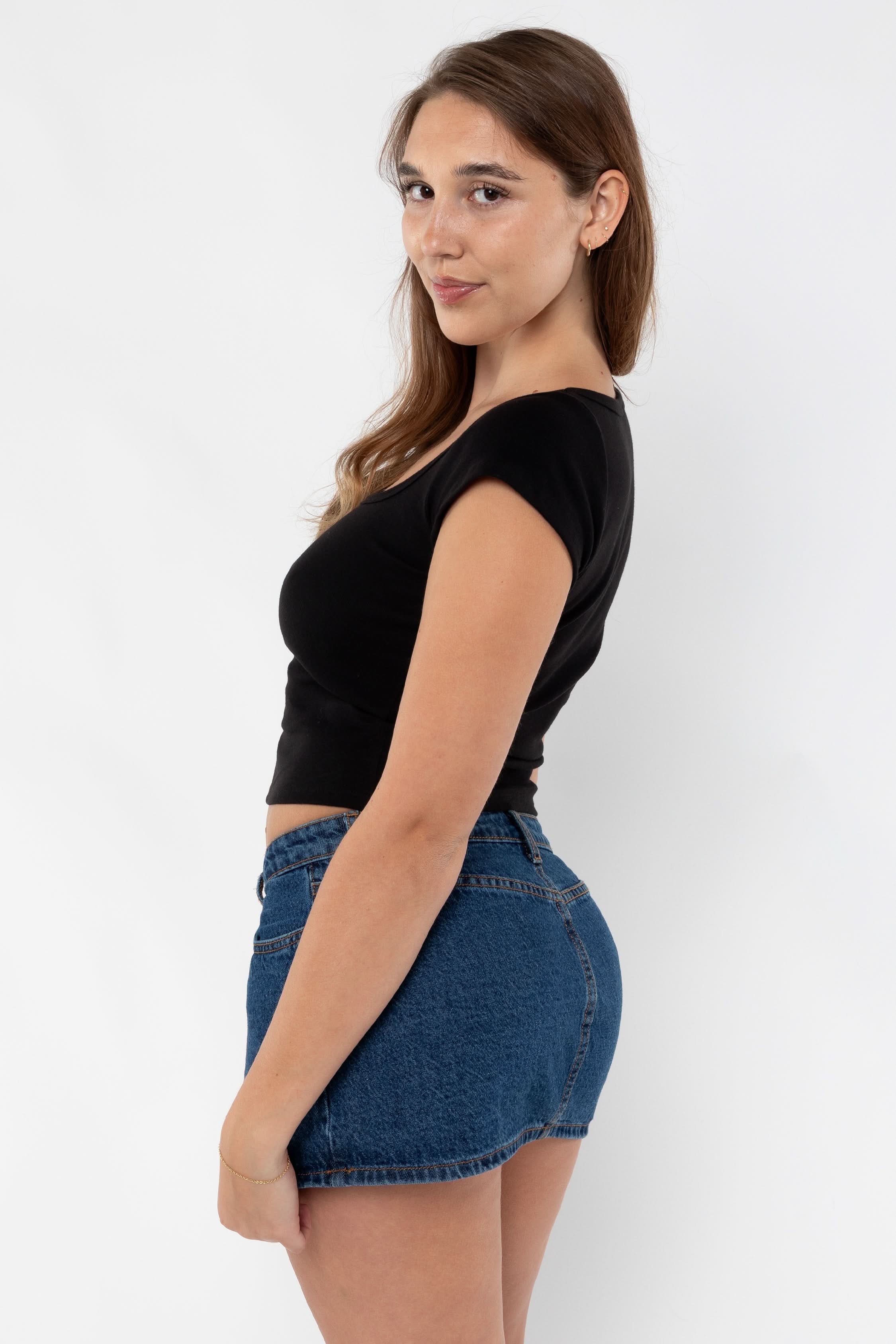 RDNW30 - Denim Micro Mini Skirt - Image 19