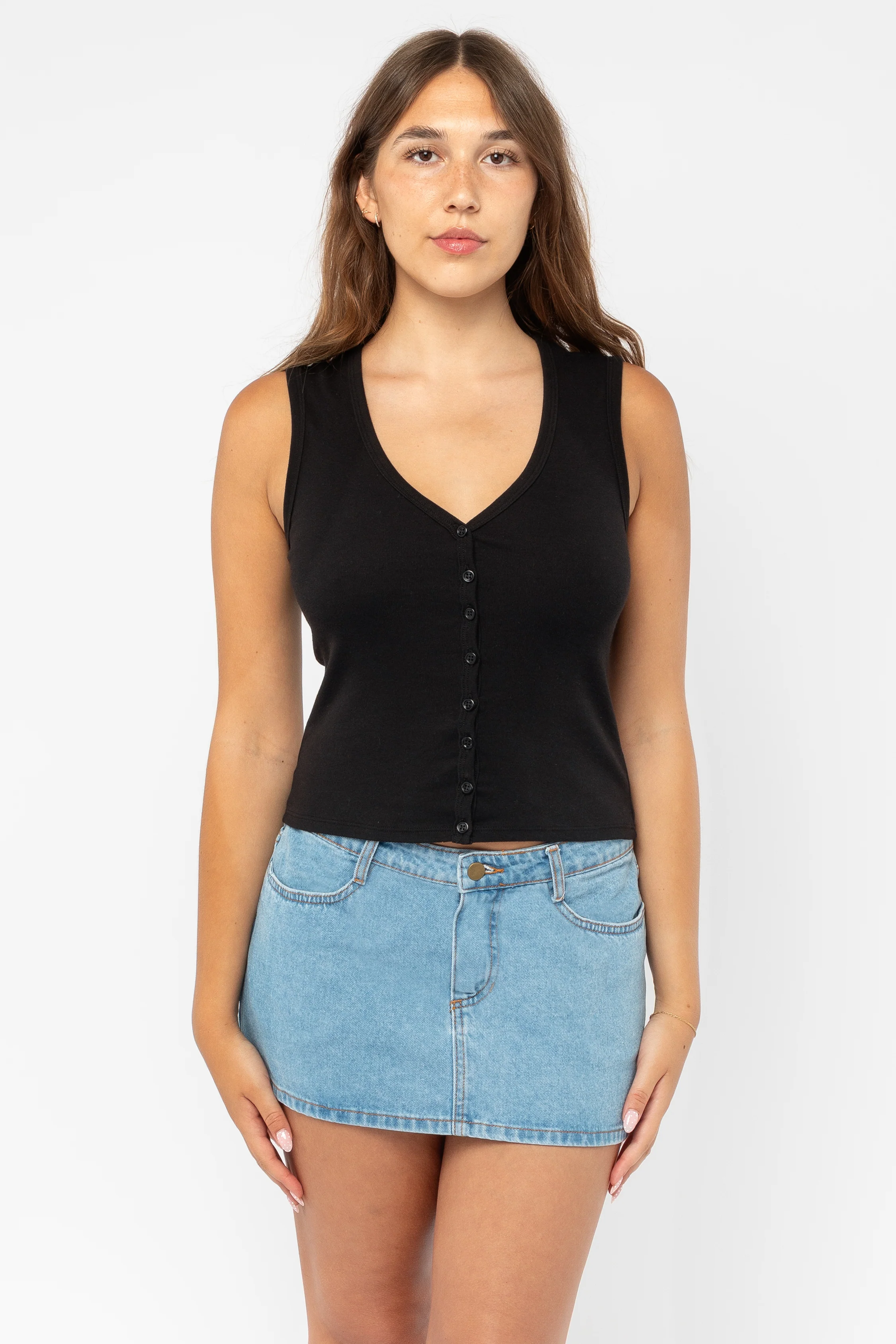 RDNW30 - Denim Micro Mini Skirt - Image 20