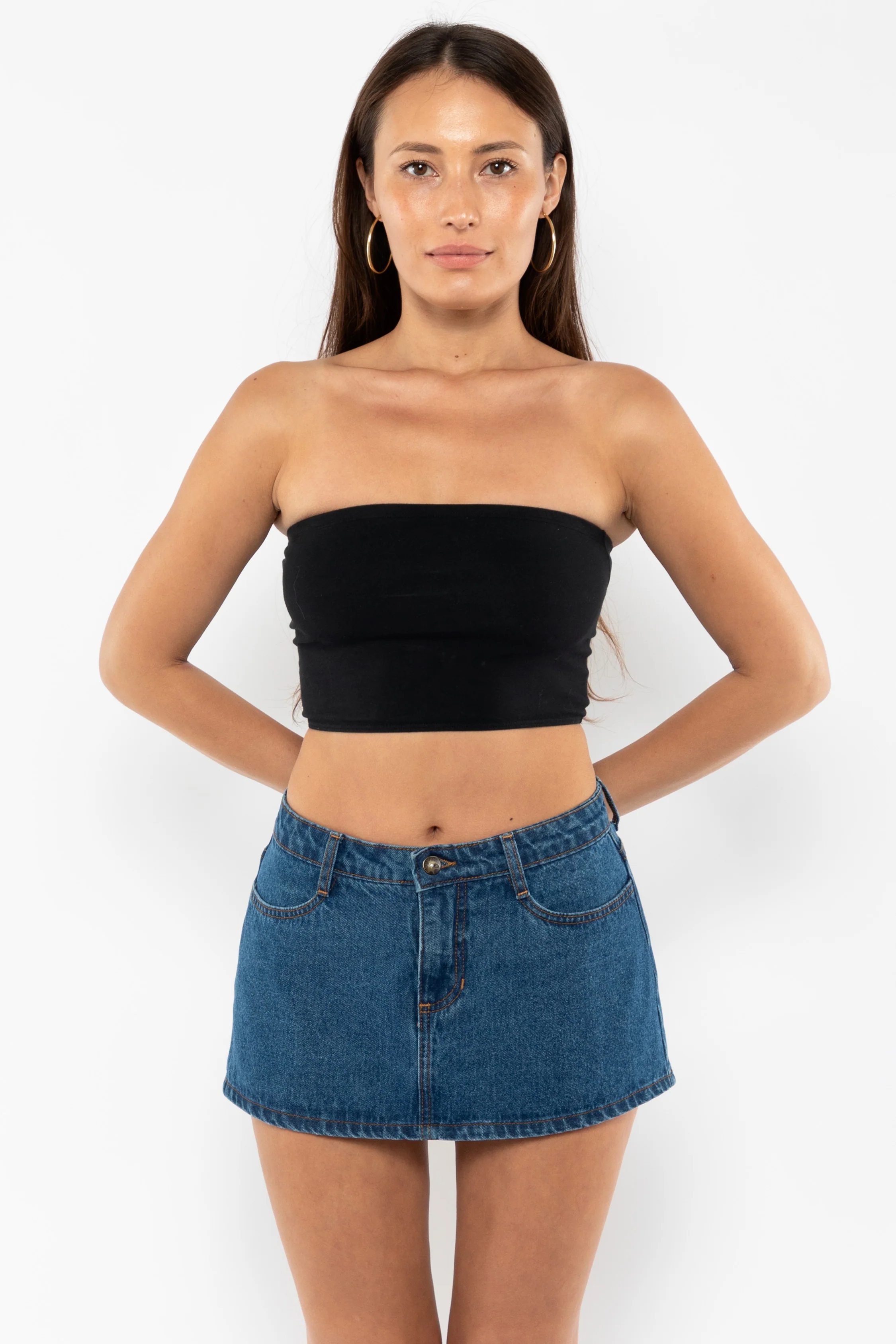 RDNW30 - Denim Micro Mini Skirt - Image 6