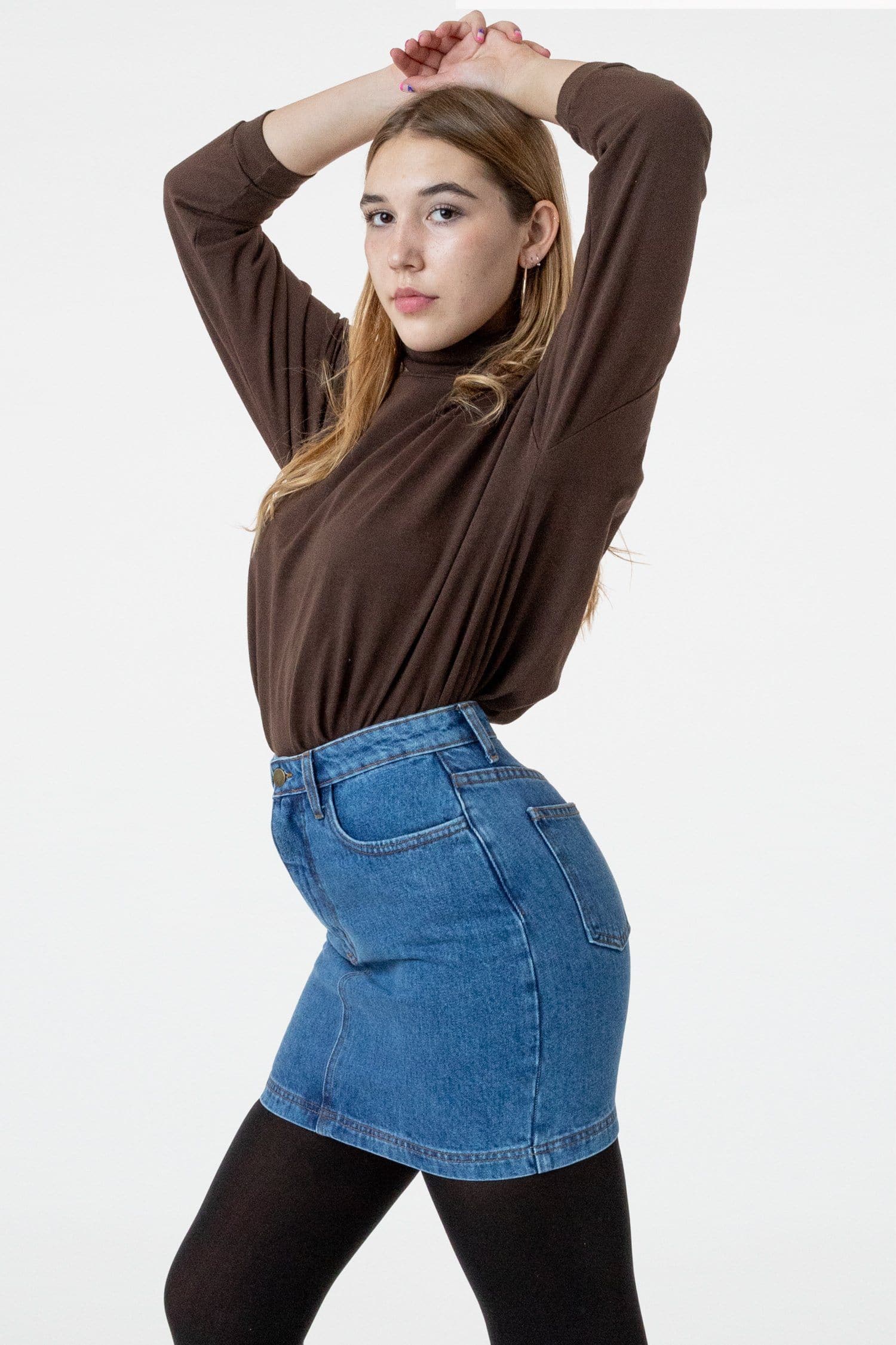 RDNW33 - Denim High Waist Pencil Skirt - Image 11