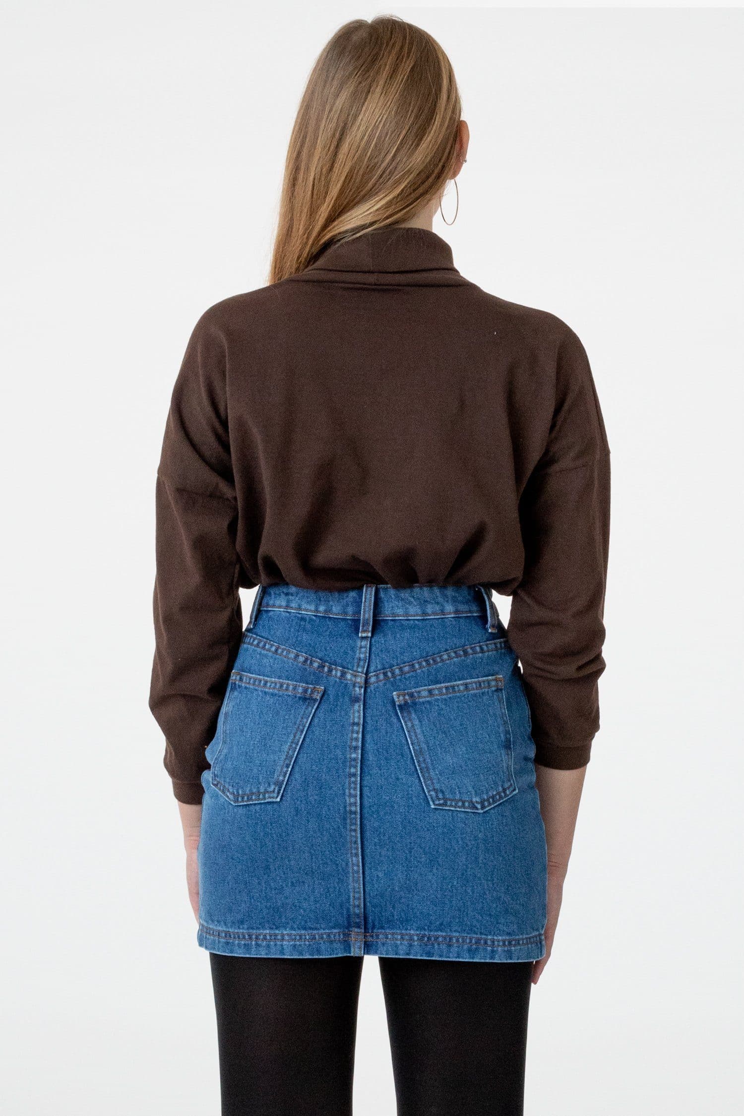 RDNW33 - Denim High Waist Pencil Skirt - Image 12