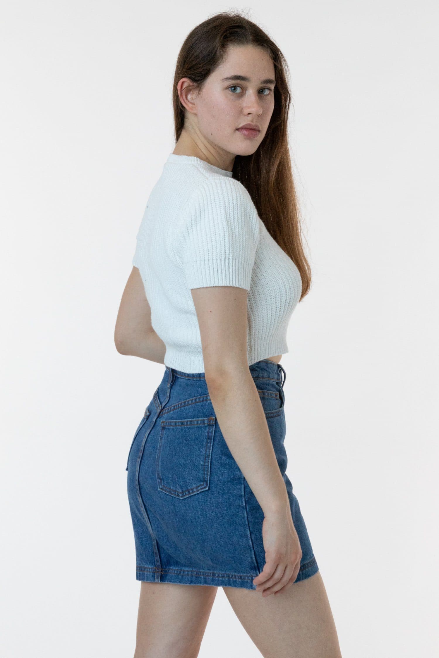 RDNW33 - Denim High Waist Pencil Skirt - Image 13