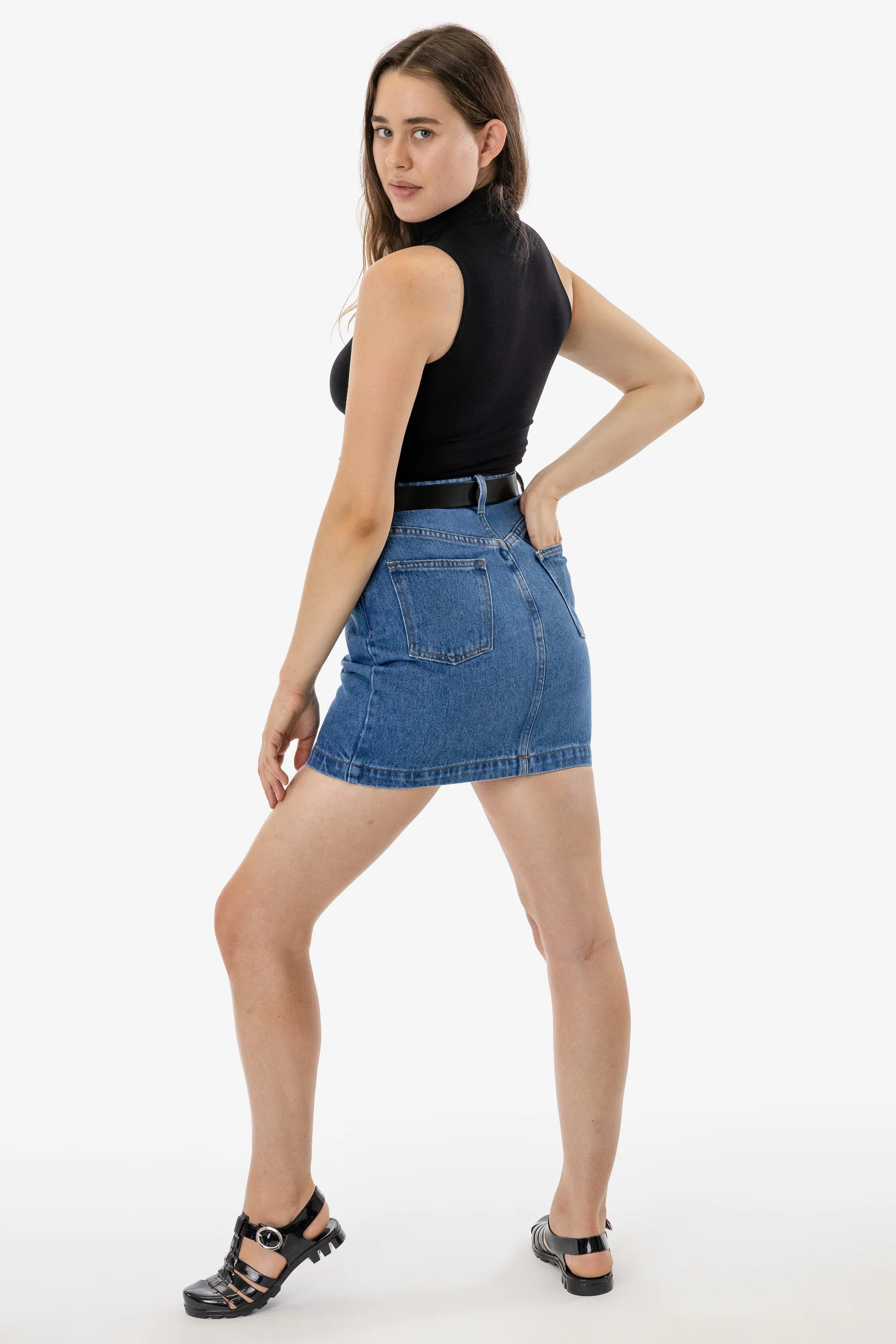 RDNW33 - Denim High Waist Pencil Skirt - Image 15