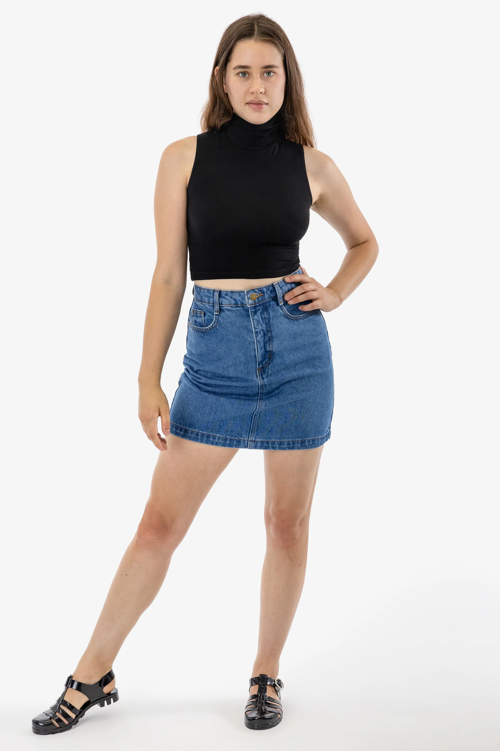 RDNW33 - Denim High Waist Pencil Skirt - Image 16