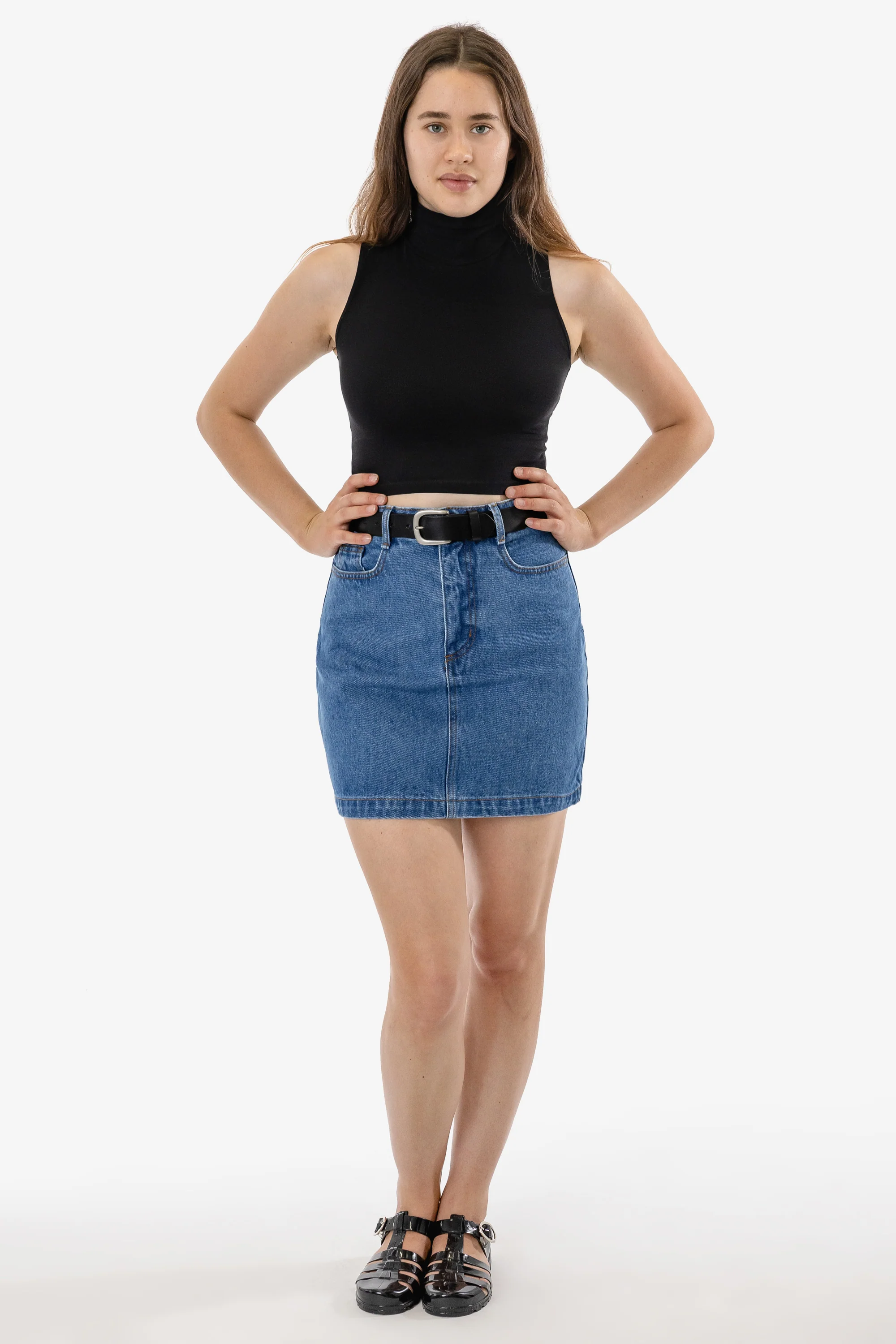 RDNW33 - Denim High Waist Pencil Skirt - Image 17