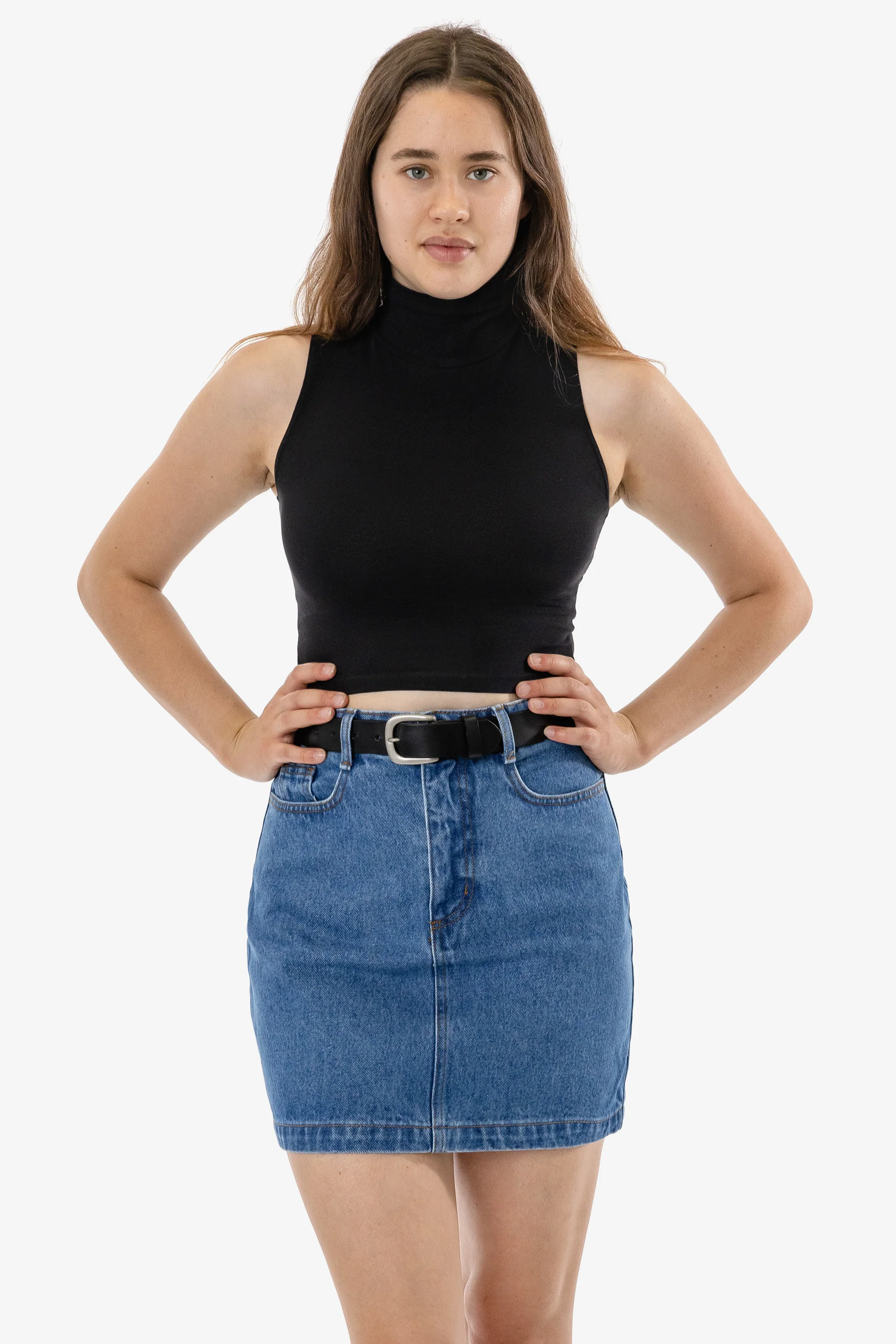 RDNW33 - Denim High Waist Pencil Skirt - Image 2