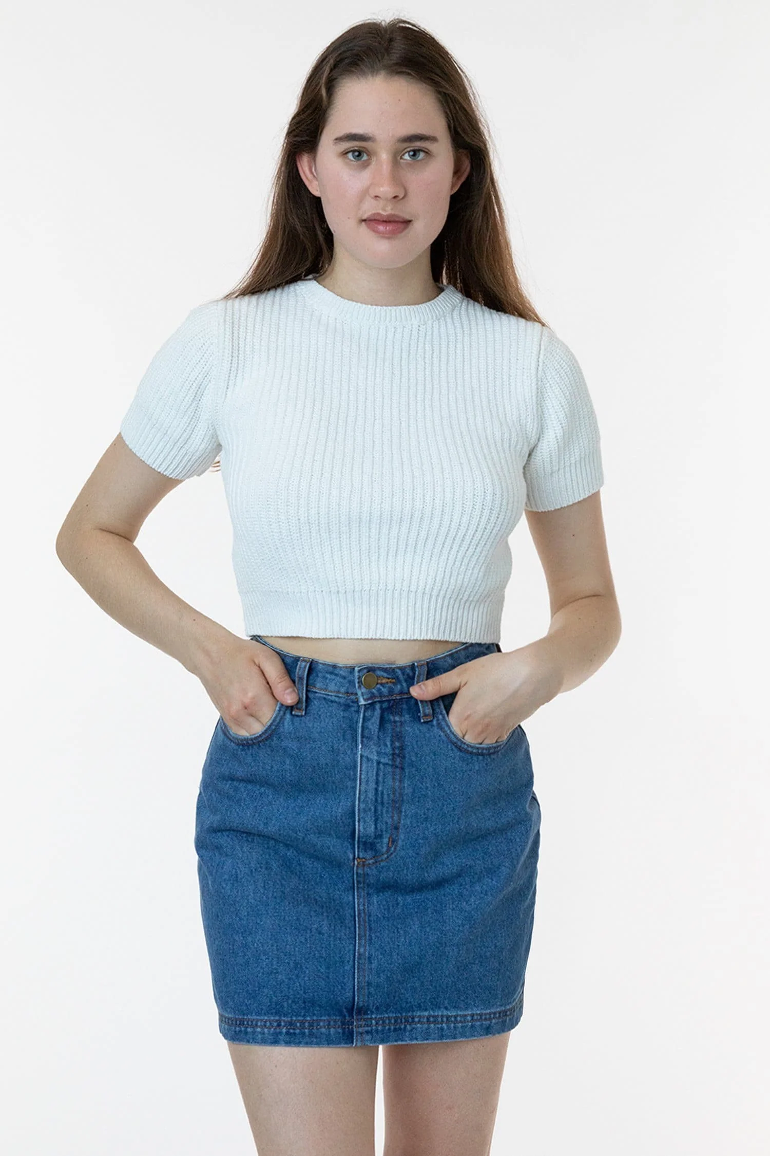 RDNW33 - Denim High Waist Pencil Skirt - Image 5