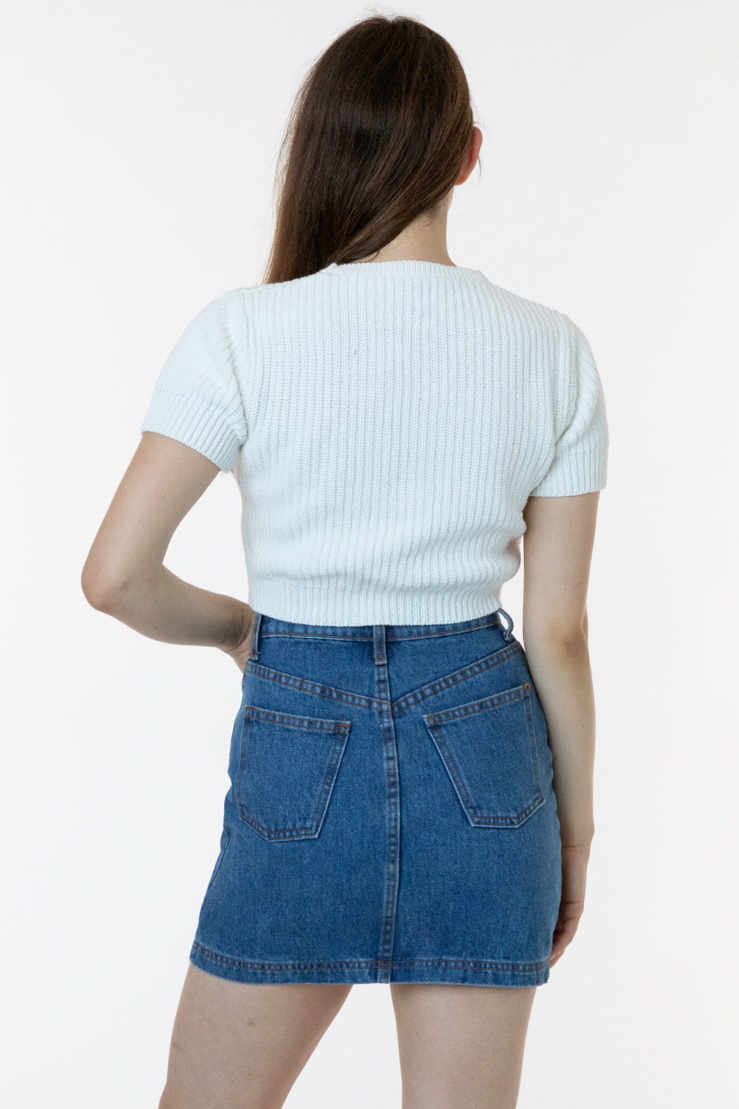 RDNW33 - Denim High Waist Pencil Skirt - Image 7