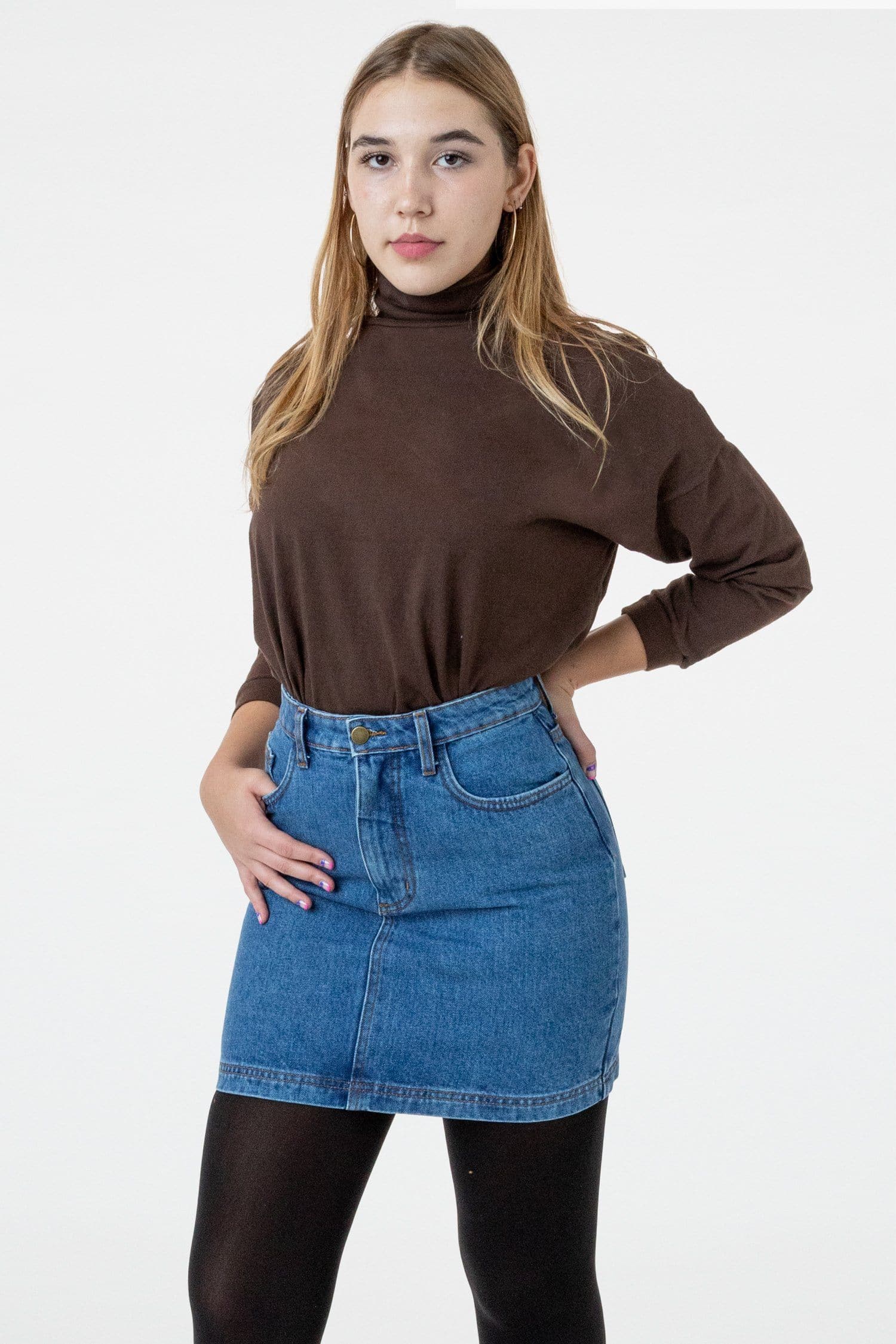 RDNW33 - Denim High Waist Pencil Skirt - Image 8