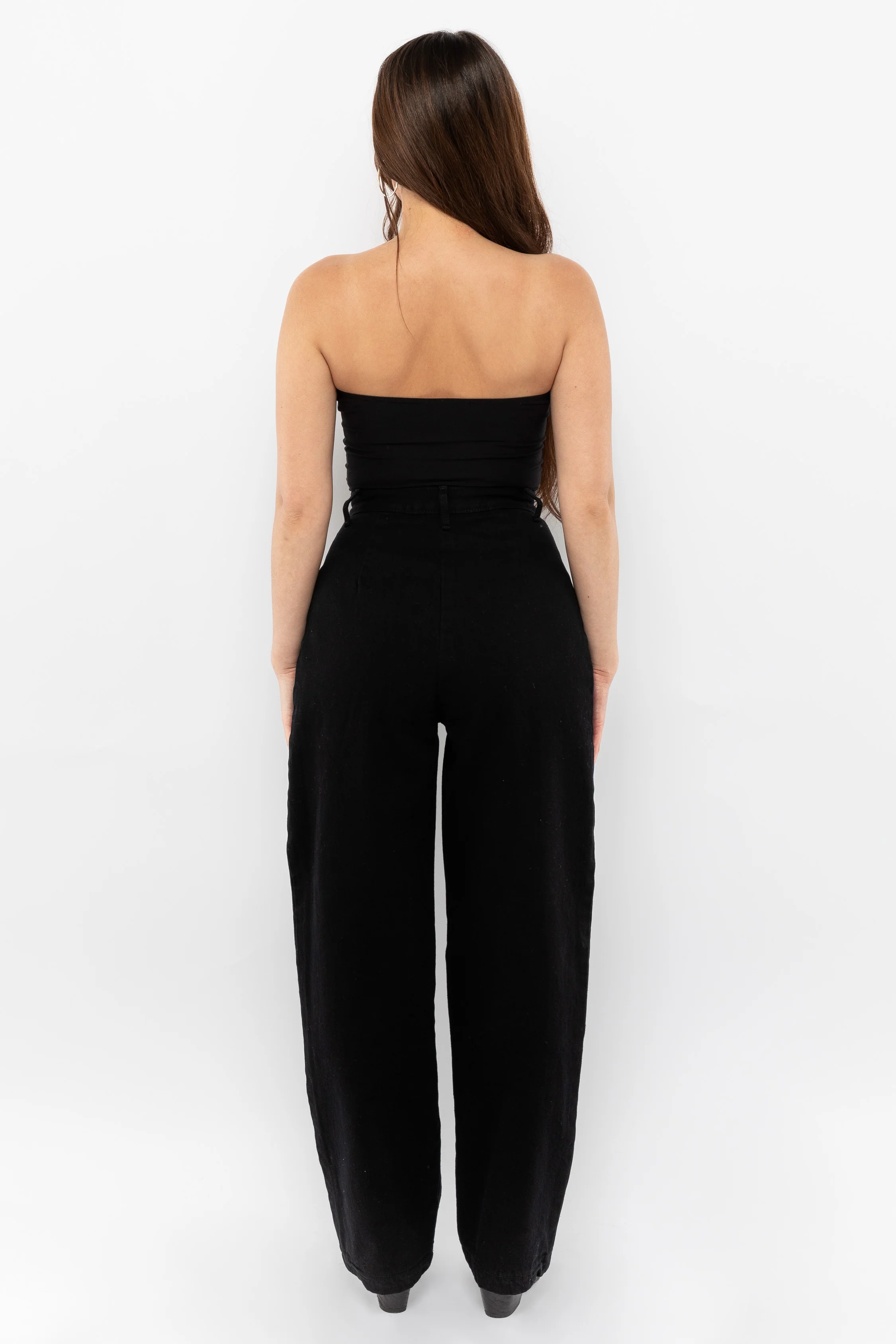 RDNW350 - Pleated Denim Straight Leg Pant - Image 3