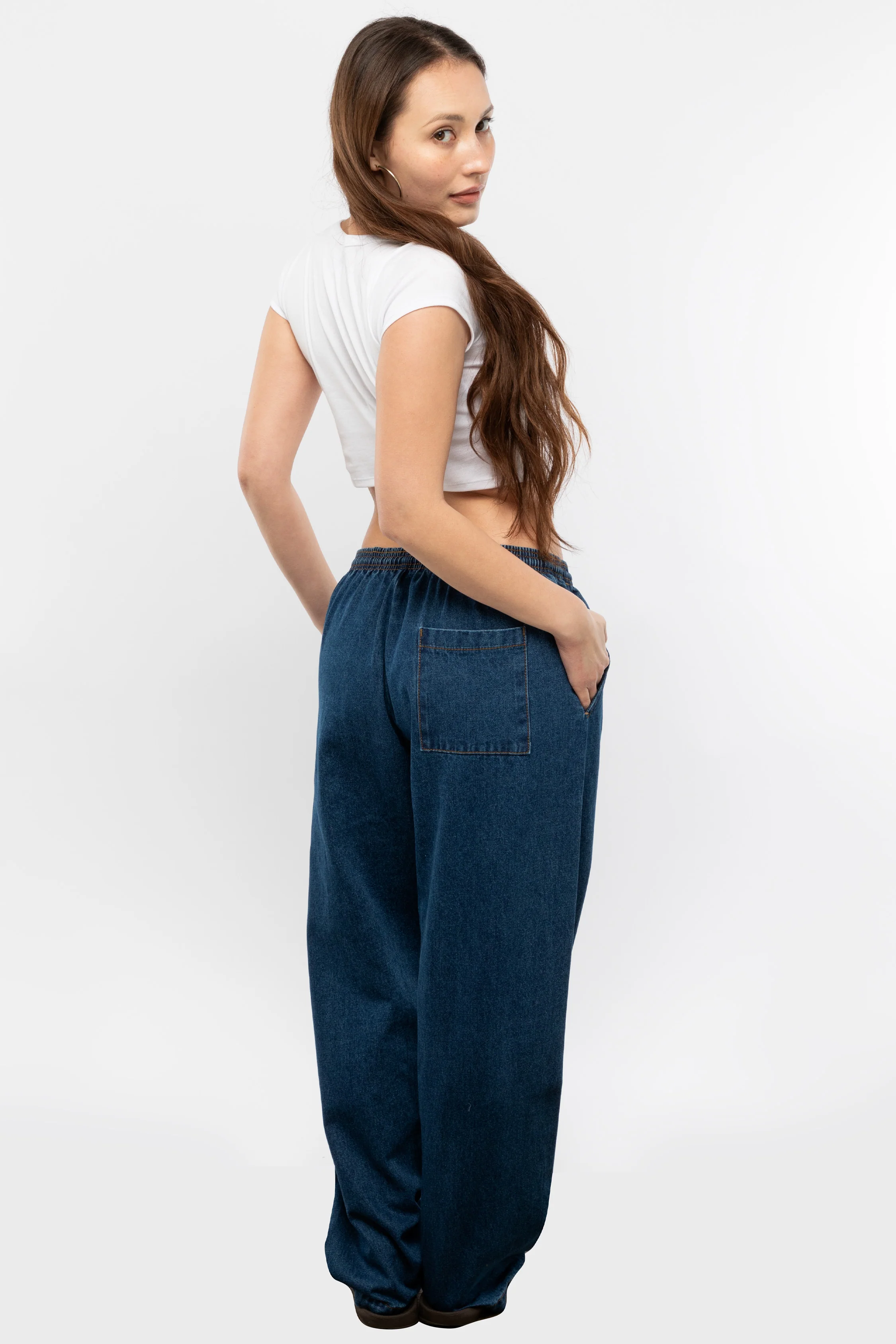 RDNW405 - Unisex 10oz. Wide Leg Denim Pants - Image 3