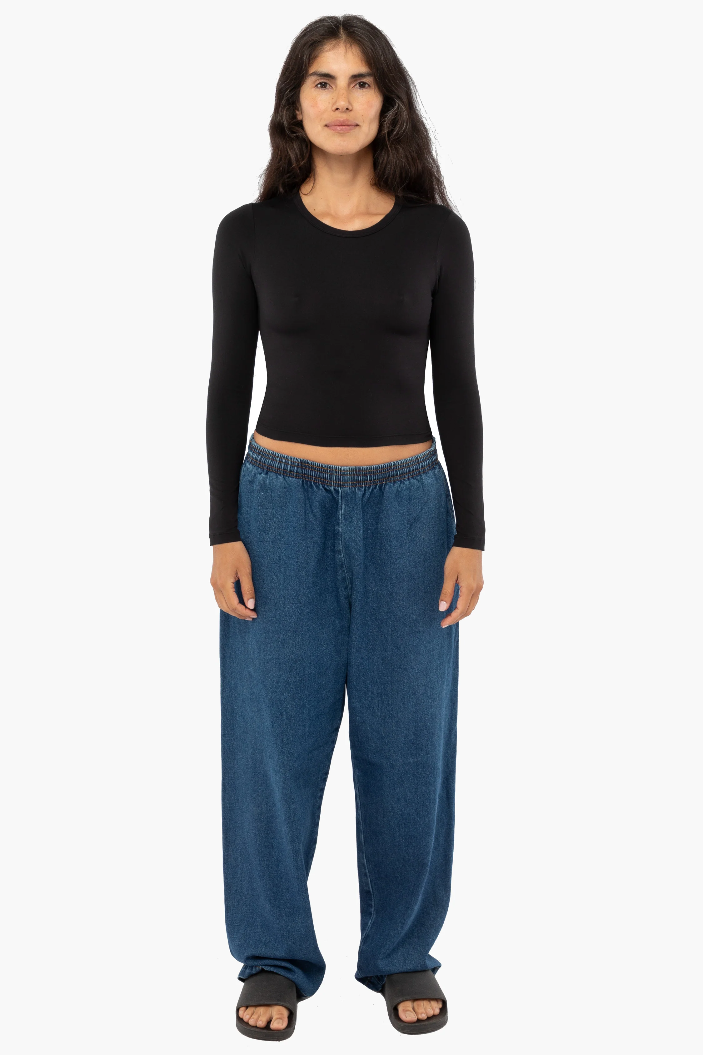 RDNW405 - Unisex 10oz. Wide Leg Denim Pants - Image 7