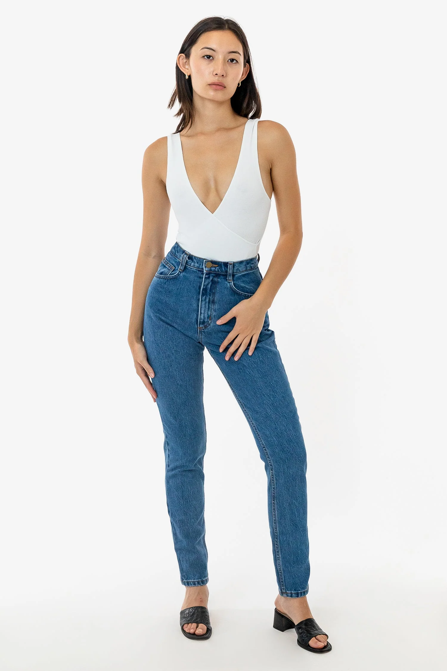 RDNW701 - High Waisted Tapered Jean - Image 3