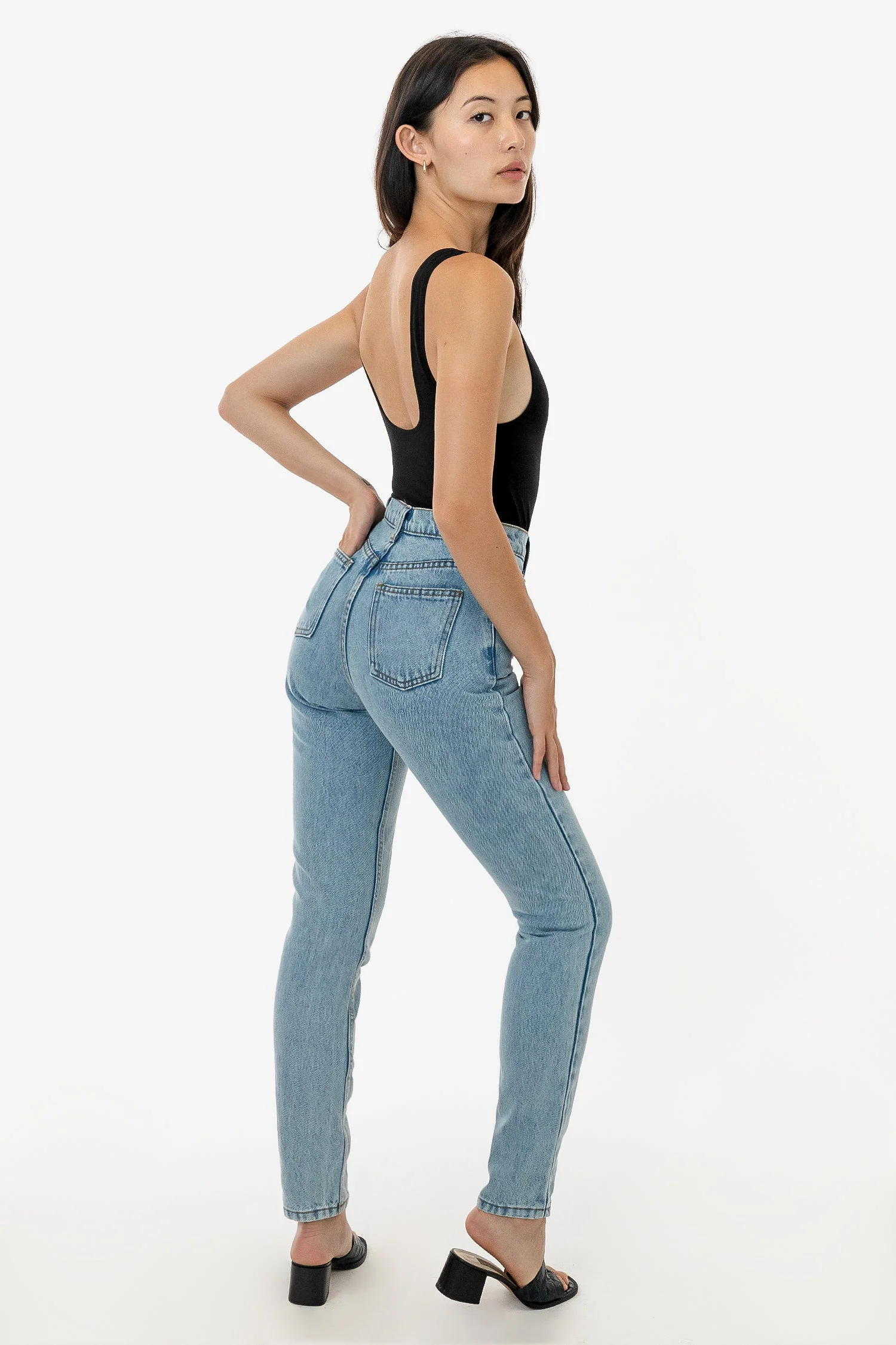 RDNW701 - High Waisted Tapered Jean - Image 4