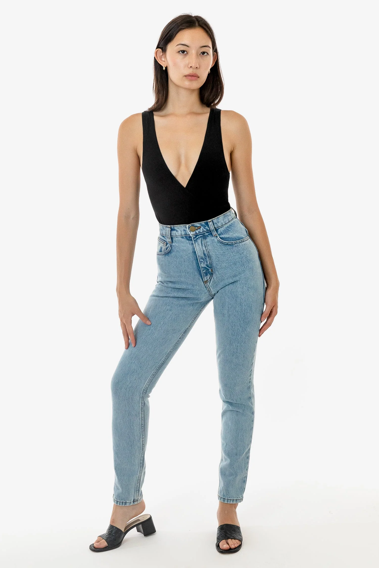 RDNW701 - High Waisted Tapered Jean - Image 5