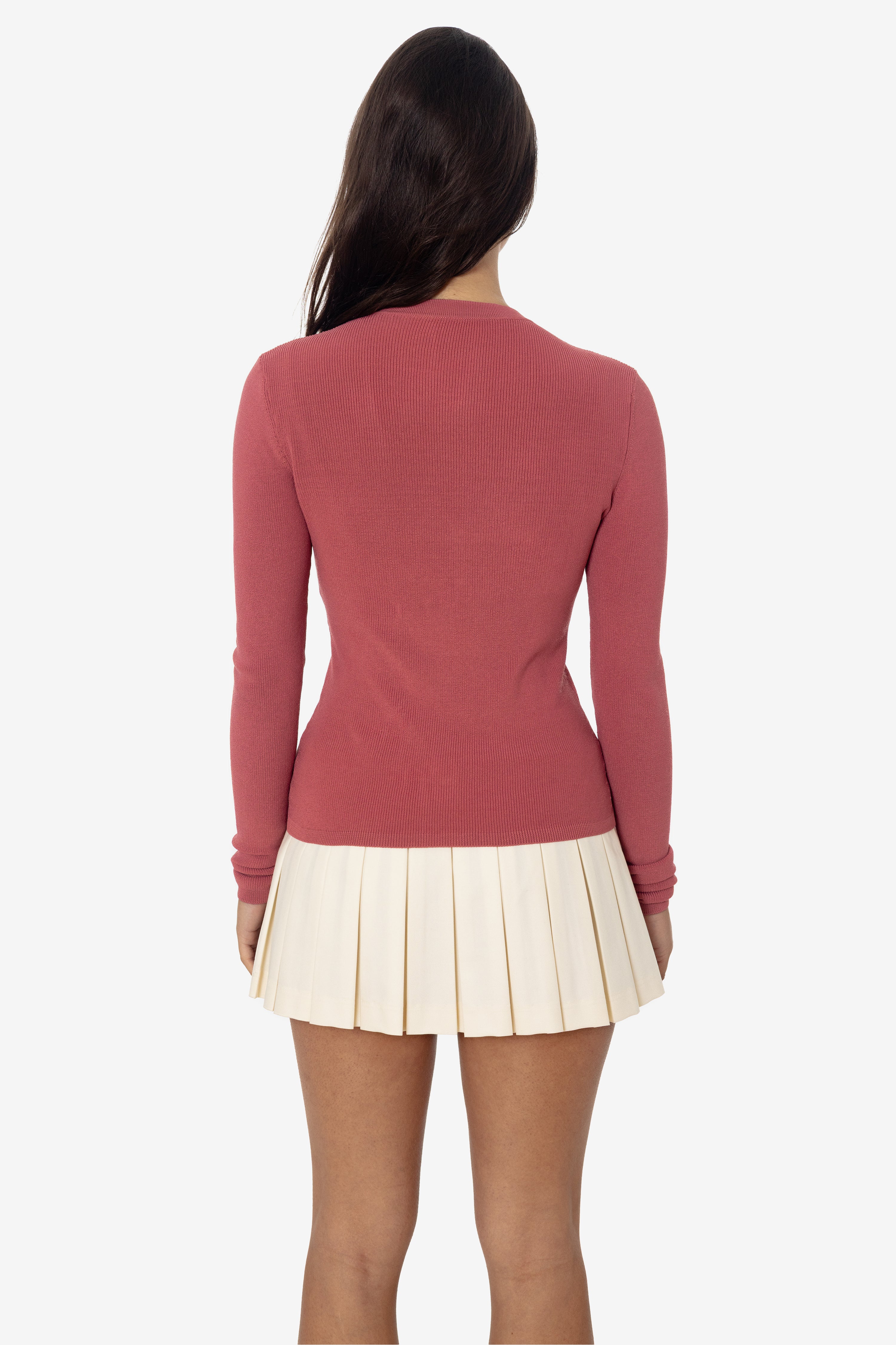 RFK218 - Viscose Nylon V-Neck Cardigan - Image 16