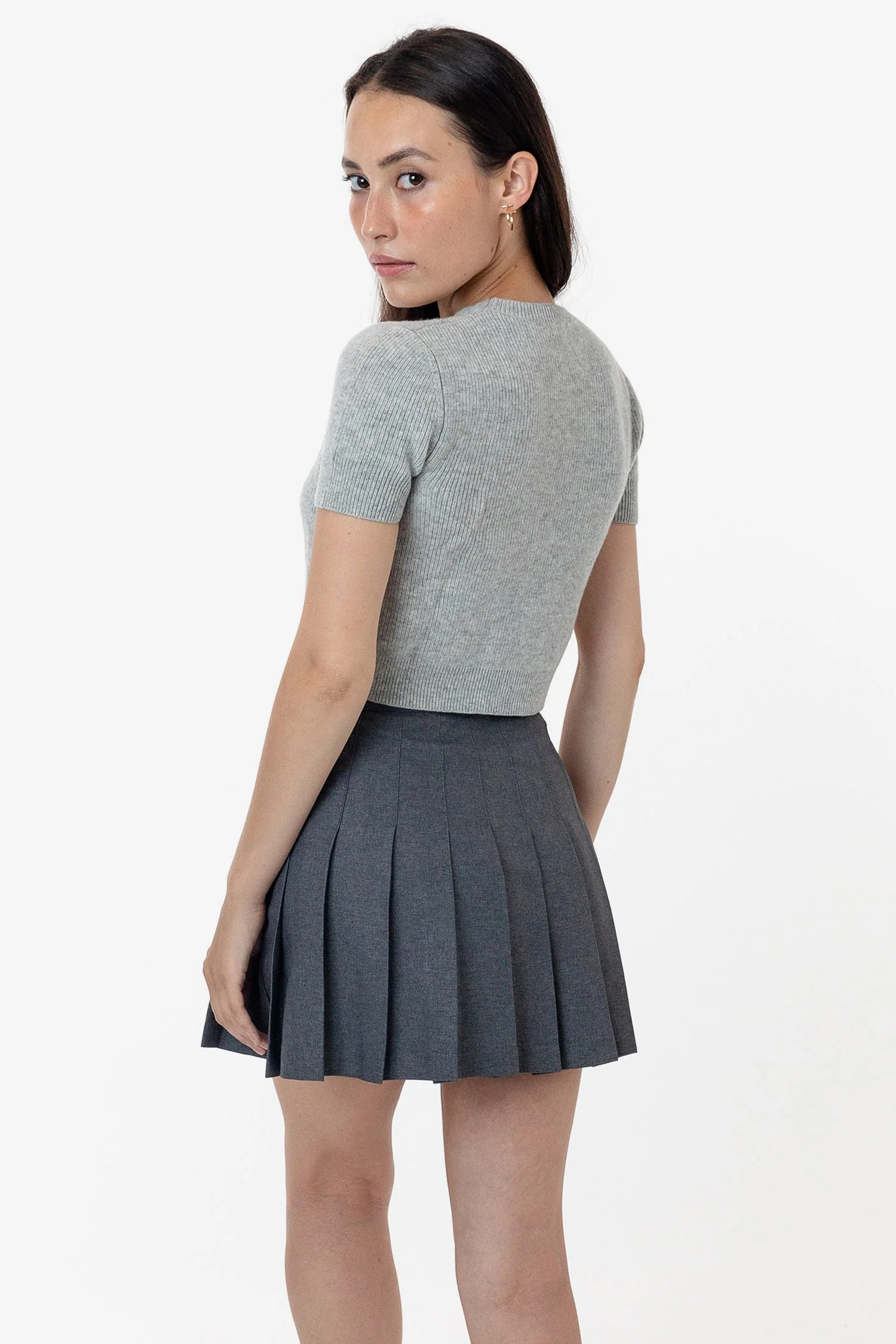 RFK381 - Cashmere Knit Crop Tee - Image 12