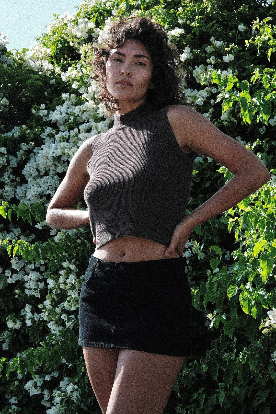 RFK382 - Cashmere Knit Sleeveless Mock Neck - Image 13