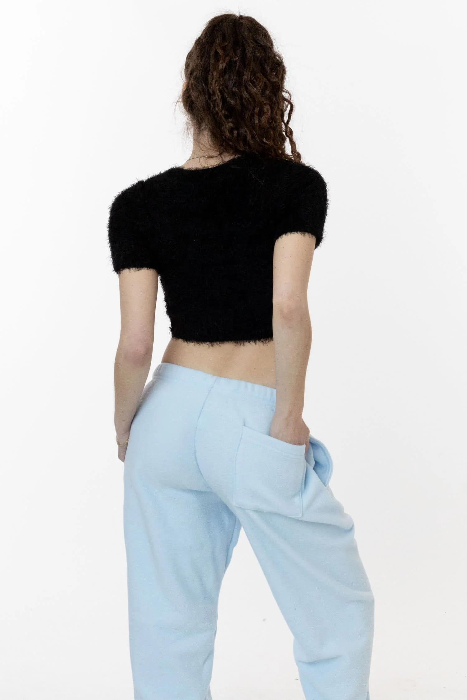 RFK4980 - Short Sleeve Fuzzy Sweater - Image 11