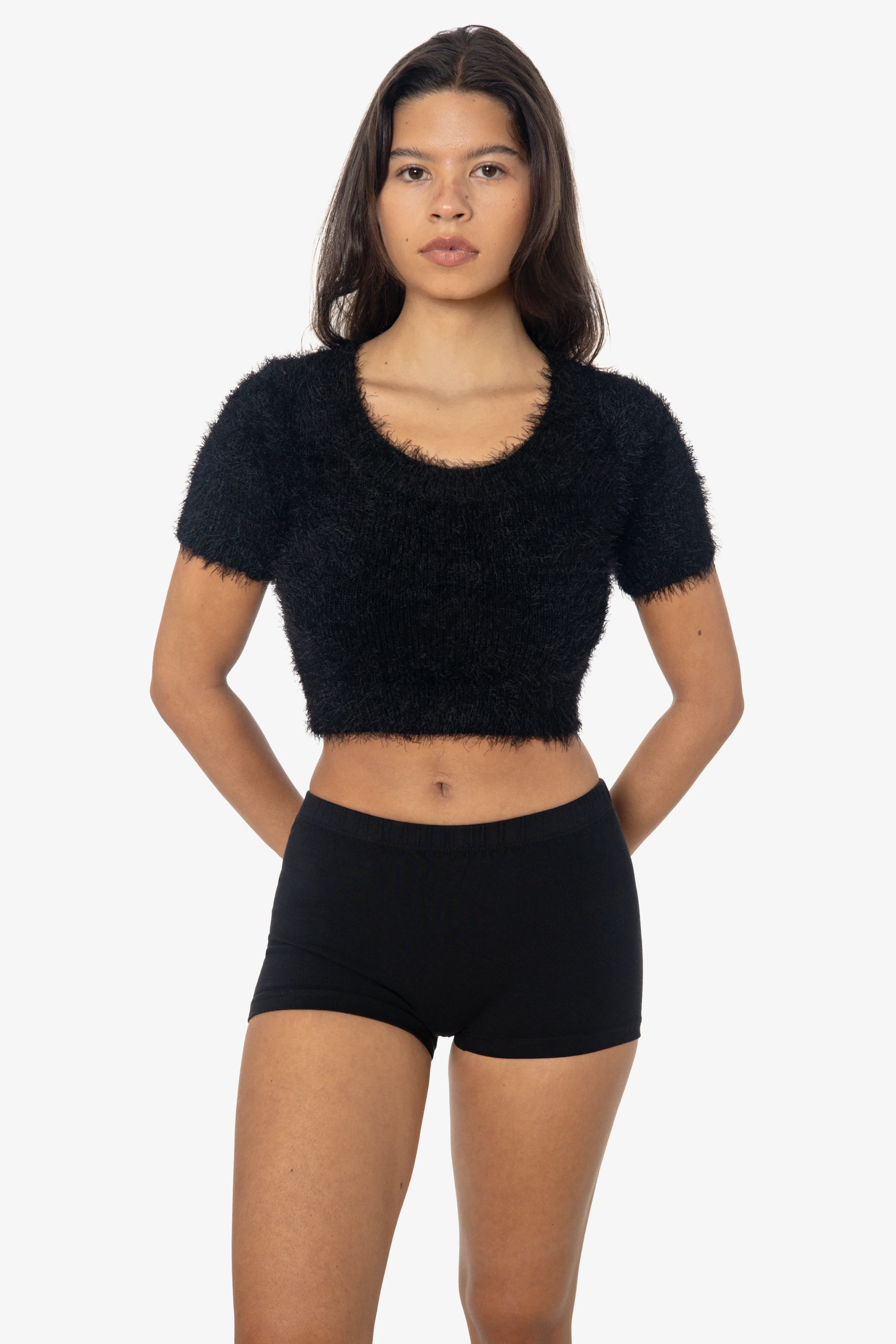 RFK4980 - Short Sleeve Fuzzy Sweater - Image 6
