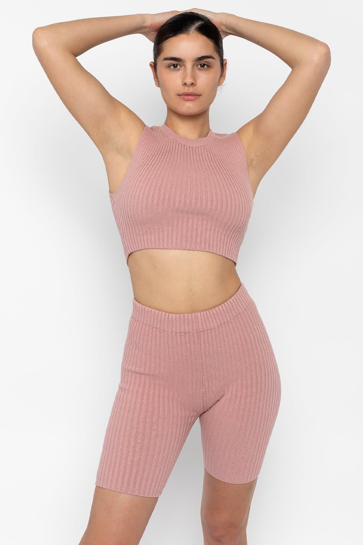 RFK50 - Ultra Heavy Knit Ribbed Crop Top - Image 11