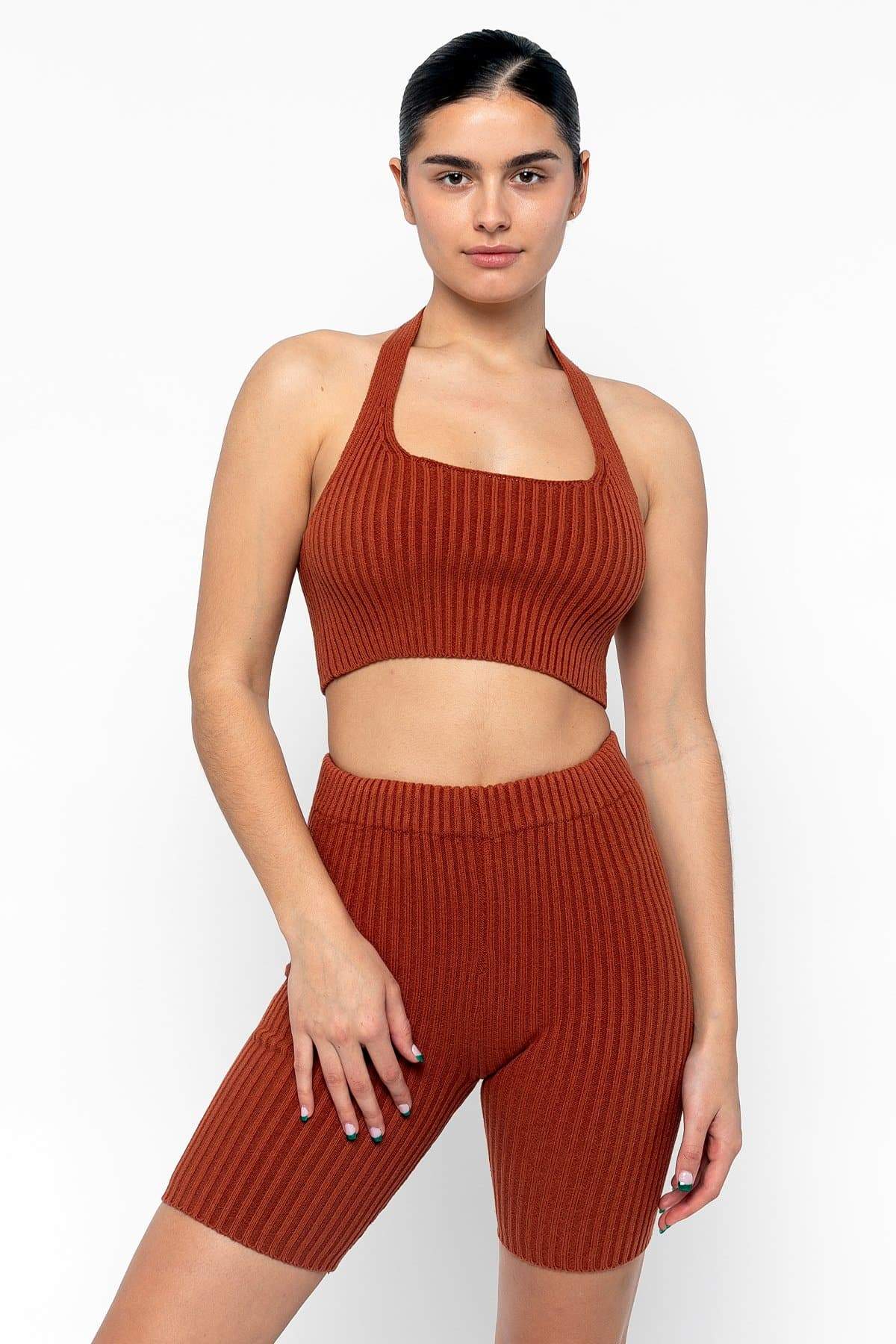 RFK52 - Ultra Heavy Knit Ribbed Bike Shorts - Image 16