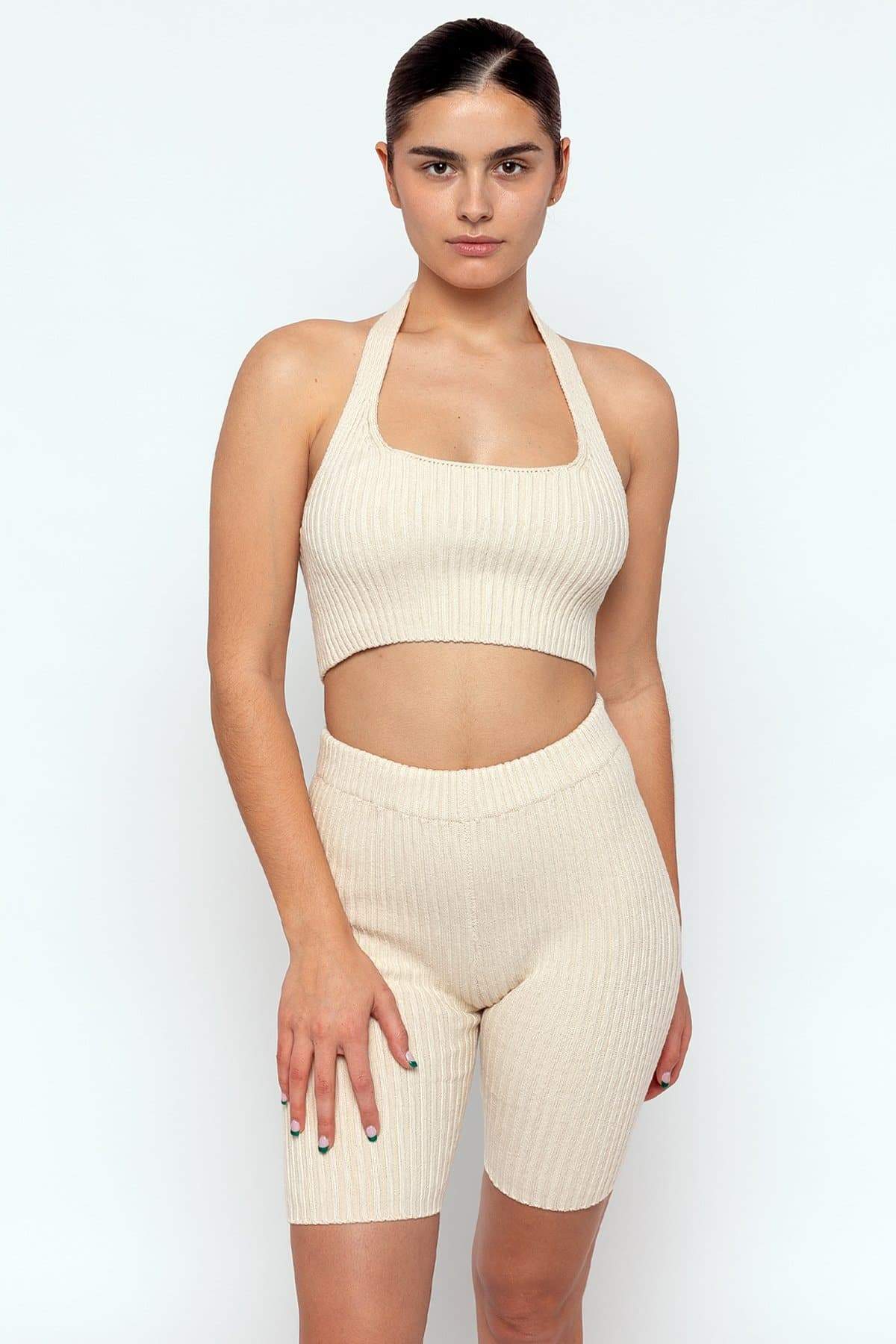 RFK52 - Ultra Heavy Knit Ribbed Bike Shorts - Image 4