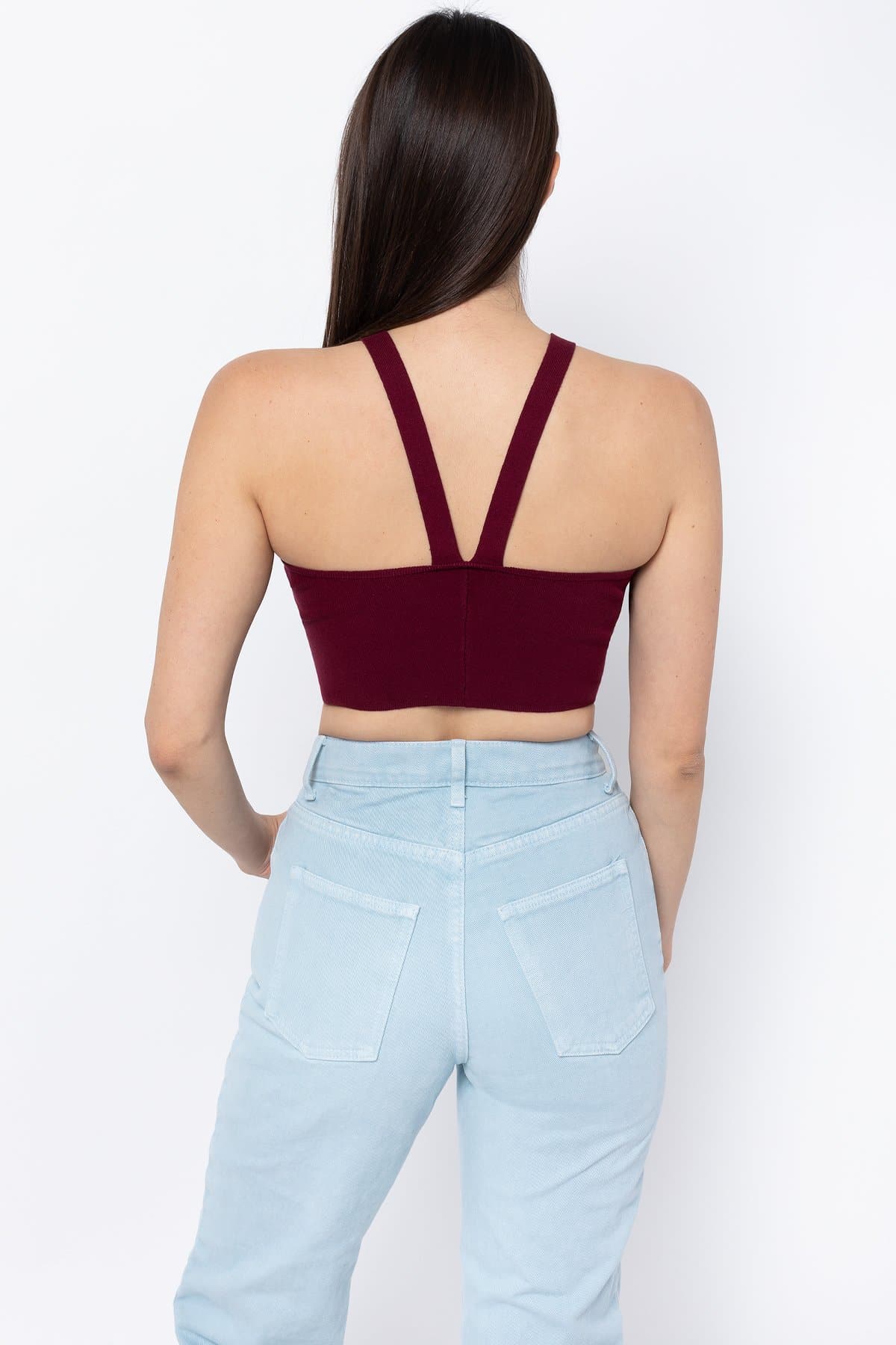 RFK53 - V Strap Knit Top - Image 21