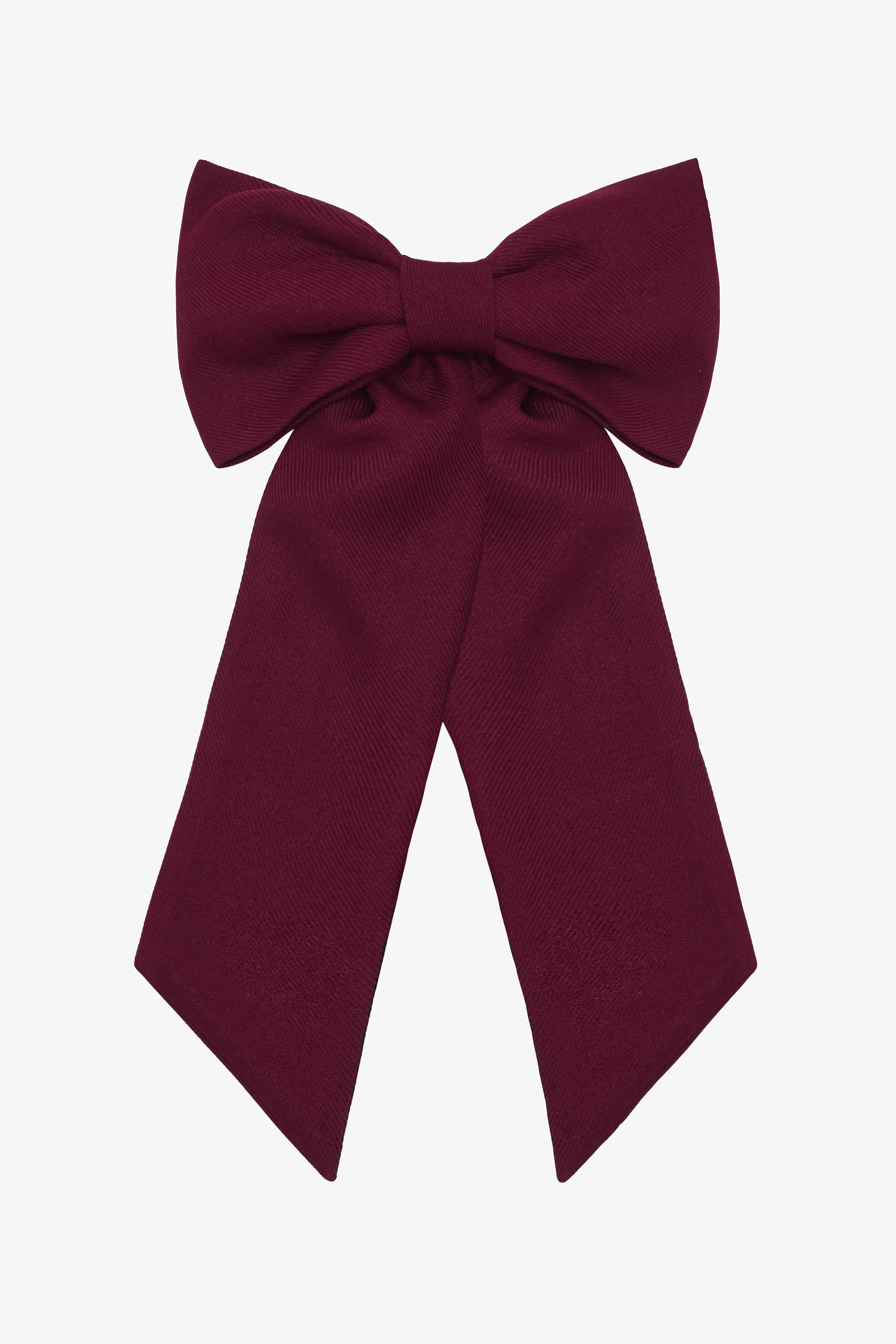 RGB051 - Poly Gabardine Long Schoolgirl Bow - Image 3
