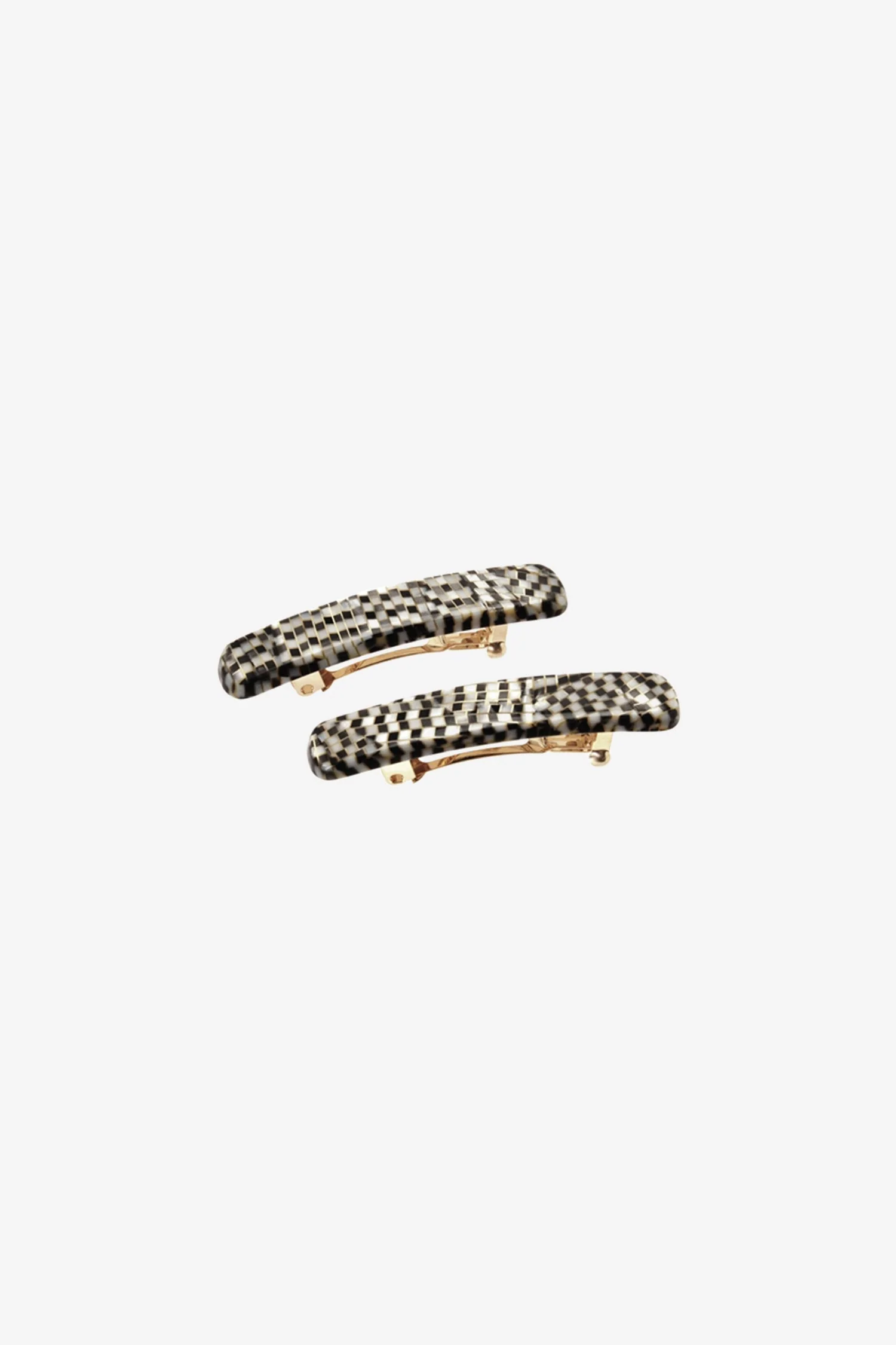 RHAC033 - 2 Mini Rectangle Barrettes - Image 2
