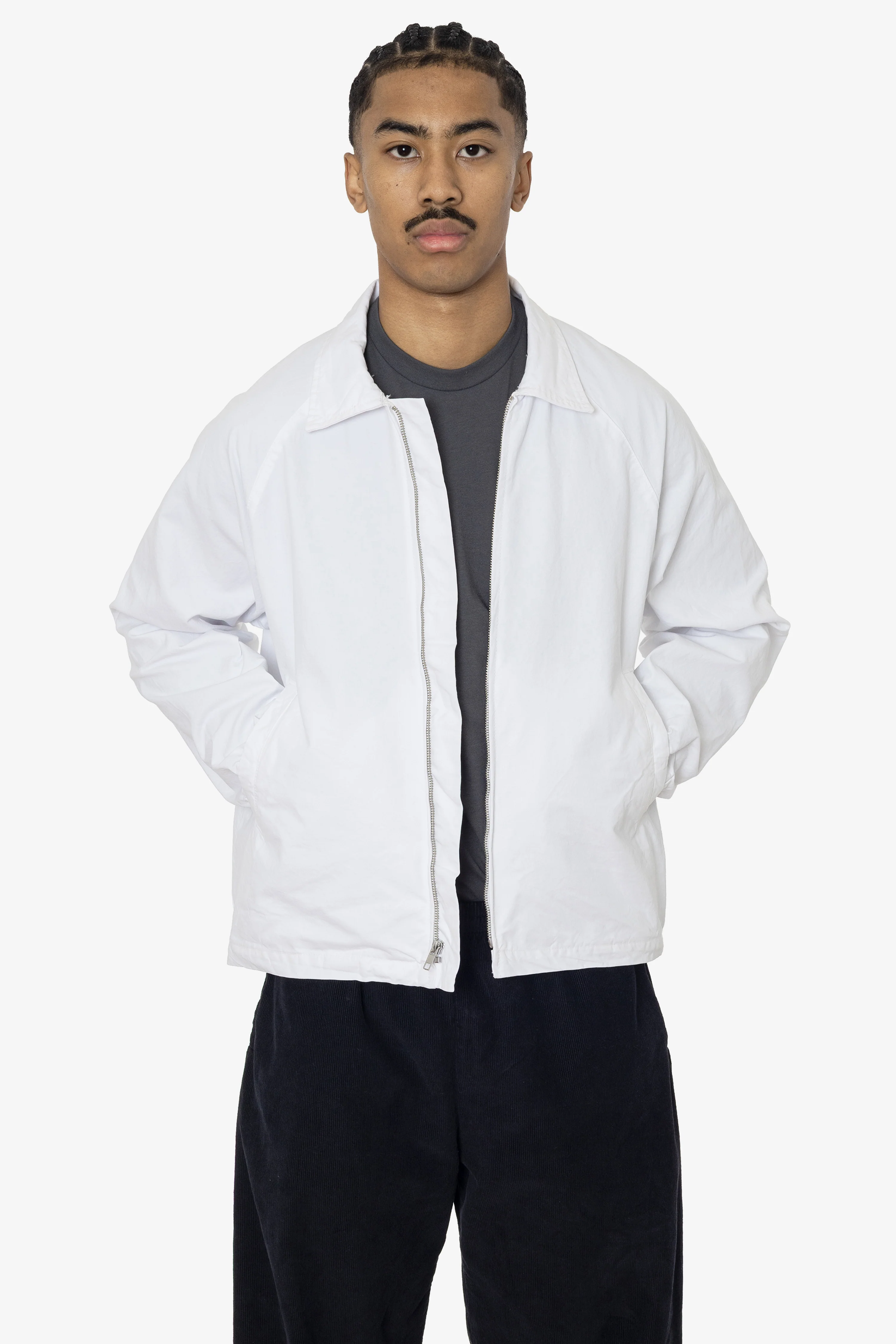 RHC401GD - 8oz Heavy Micro Canvas Zip-up Raglan Jacket - Image 11