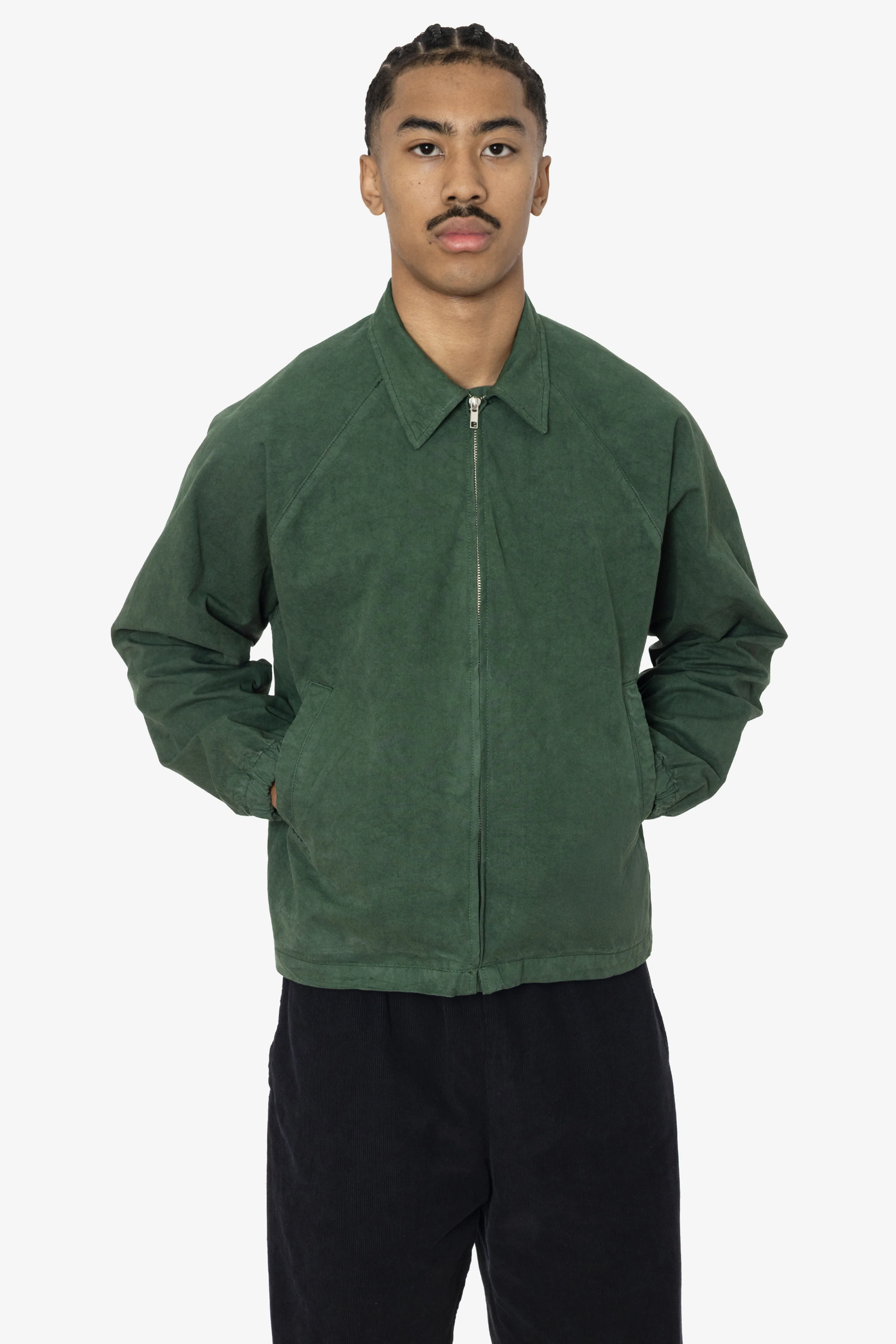 RHC401GD - 8oz Heavy Micro Canvas Zip-up Raglan Jacket - Image 13