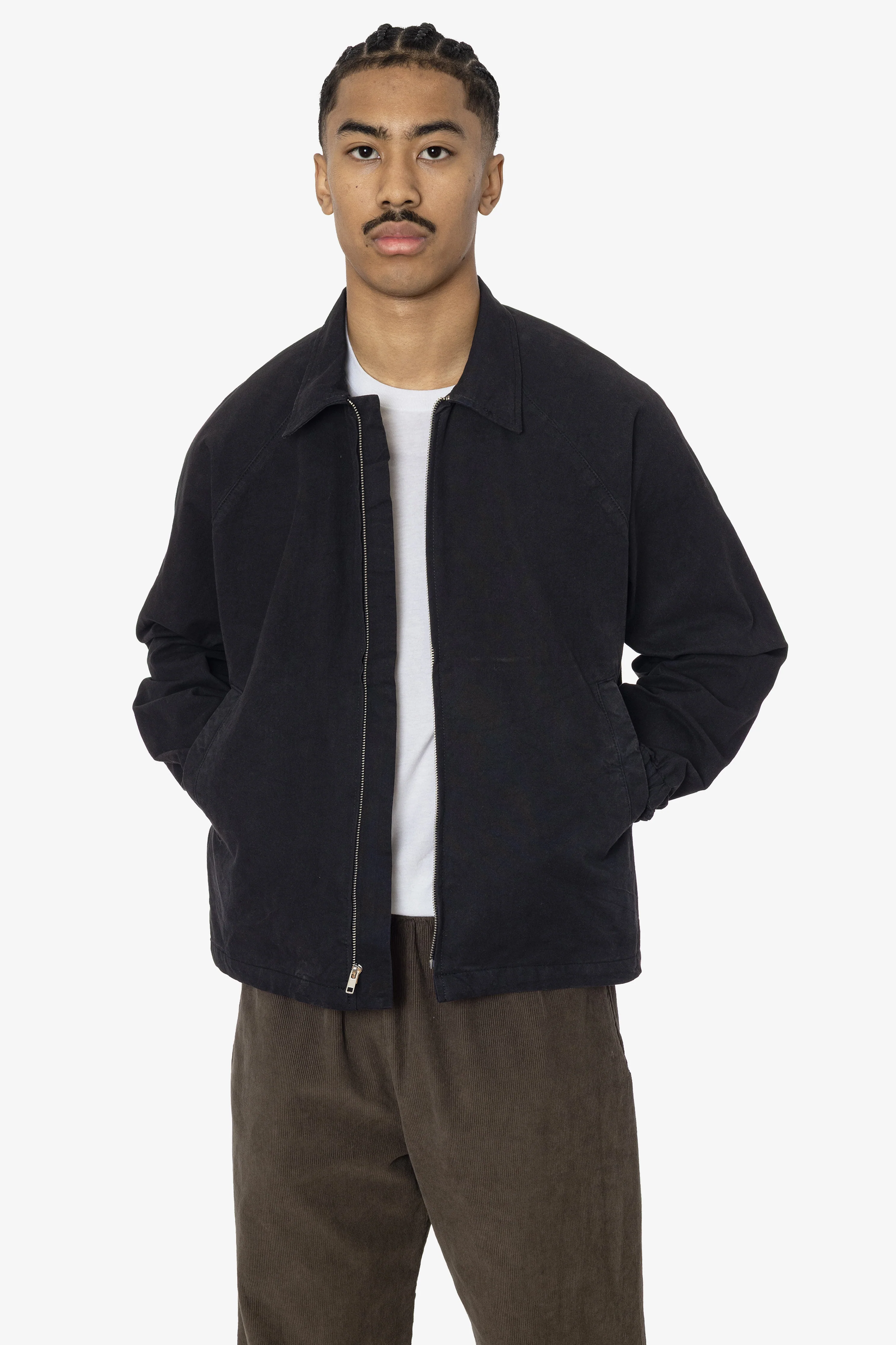 RHC401GD - 8oz Heavy Micro Canvas Zip-up Raglan Jacket - Image 15