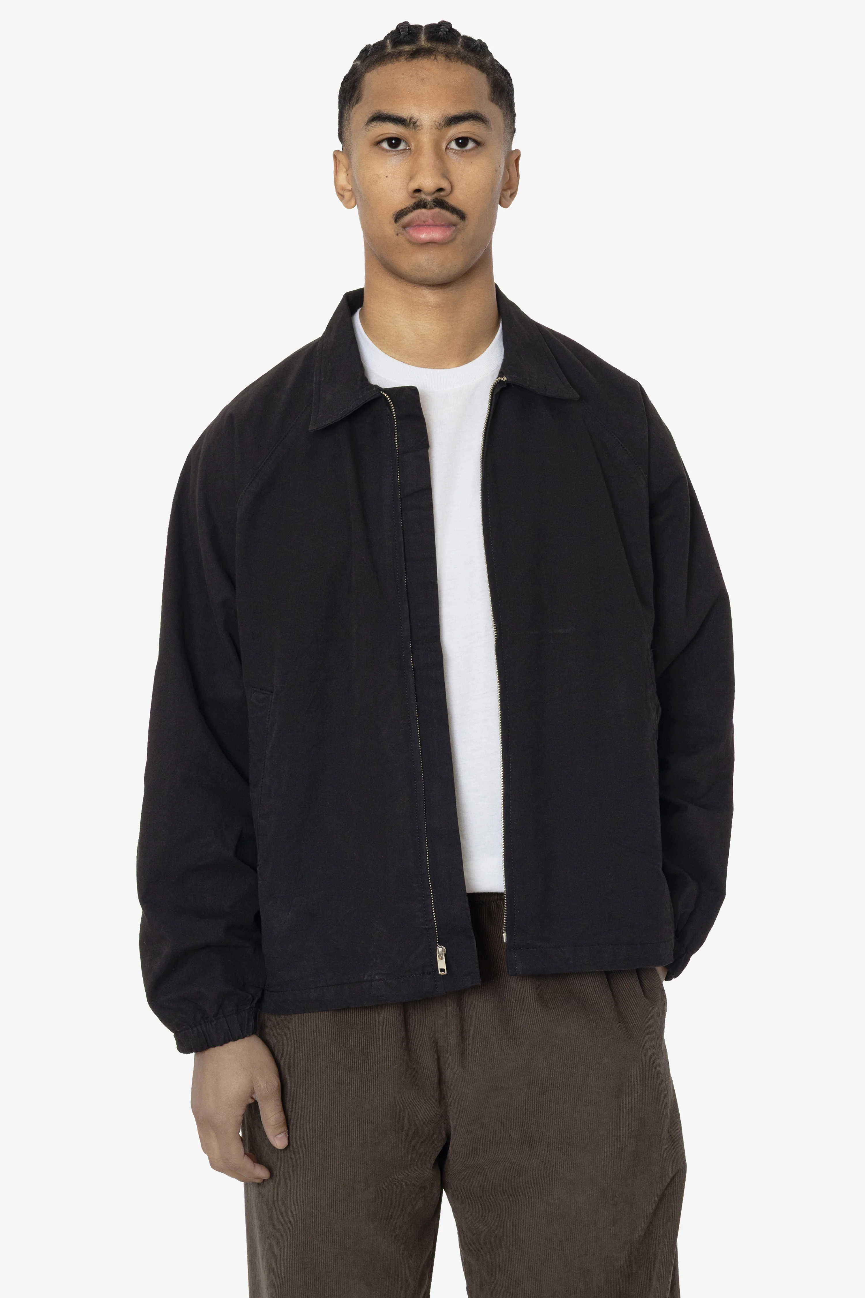 RHC401GD - 8oz Heavy Micro Canvas Zip-up Raglan Jacket - Image 16